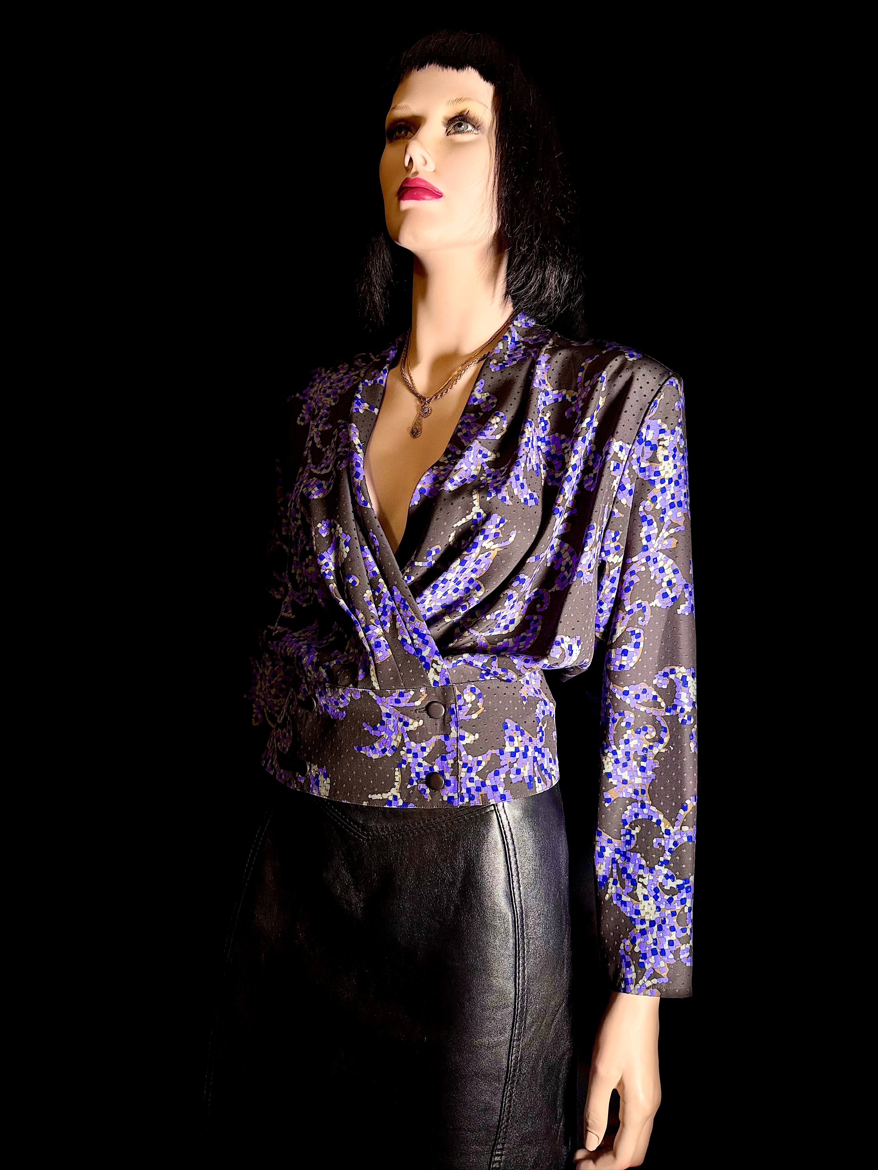 Pierre Balmain Paris-Late 80's/Early 90's Japanese
Made Designer Blouse