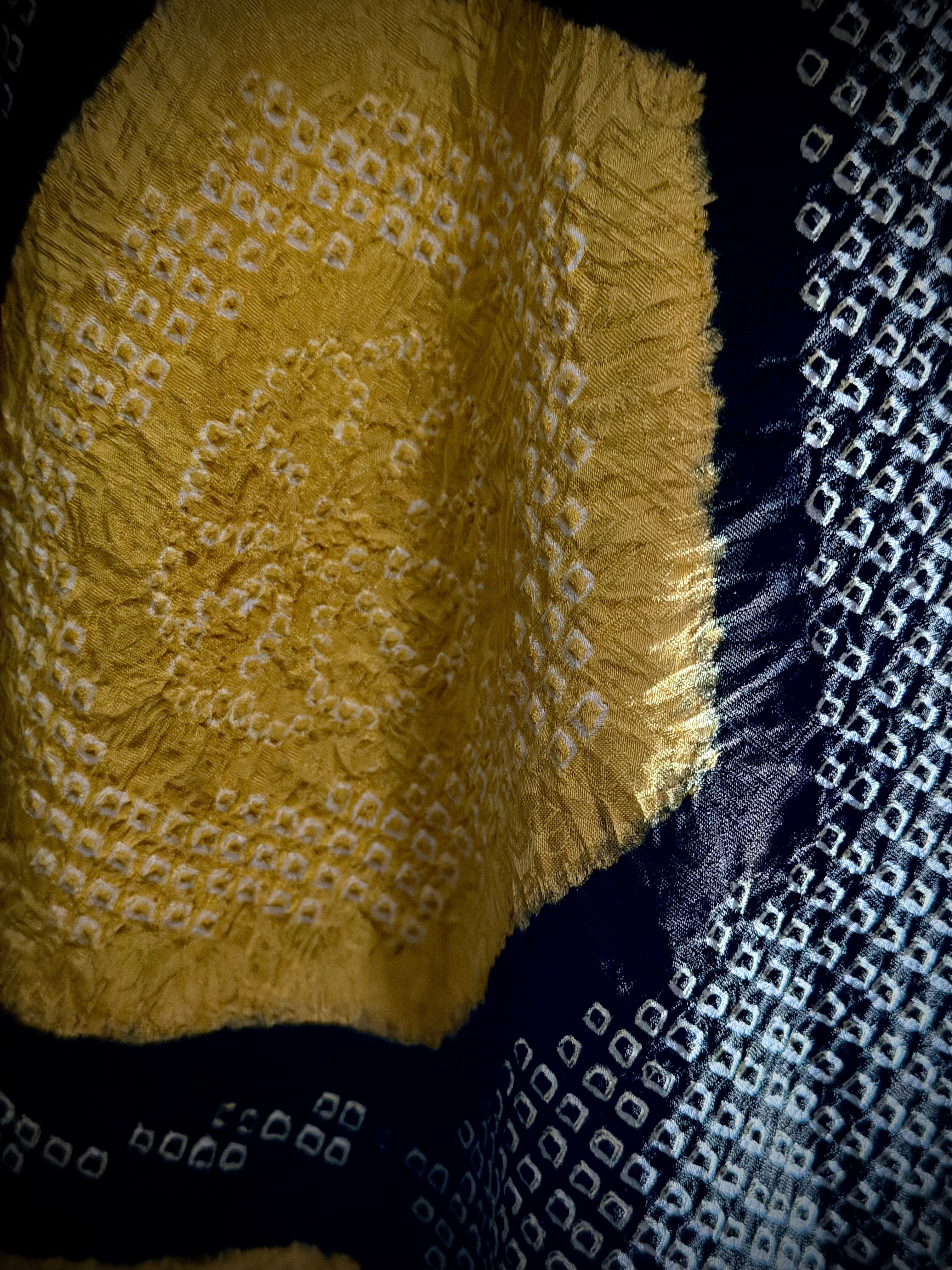Deadstock Vintage Japanese Hand-Shibori Haori Jacket