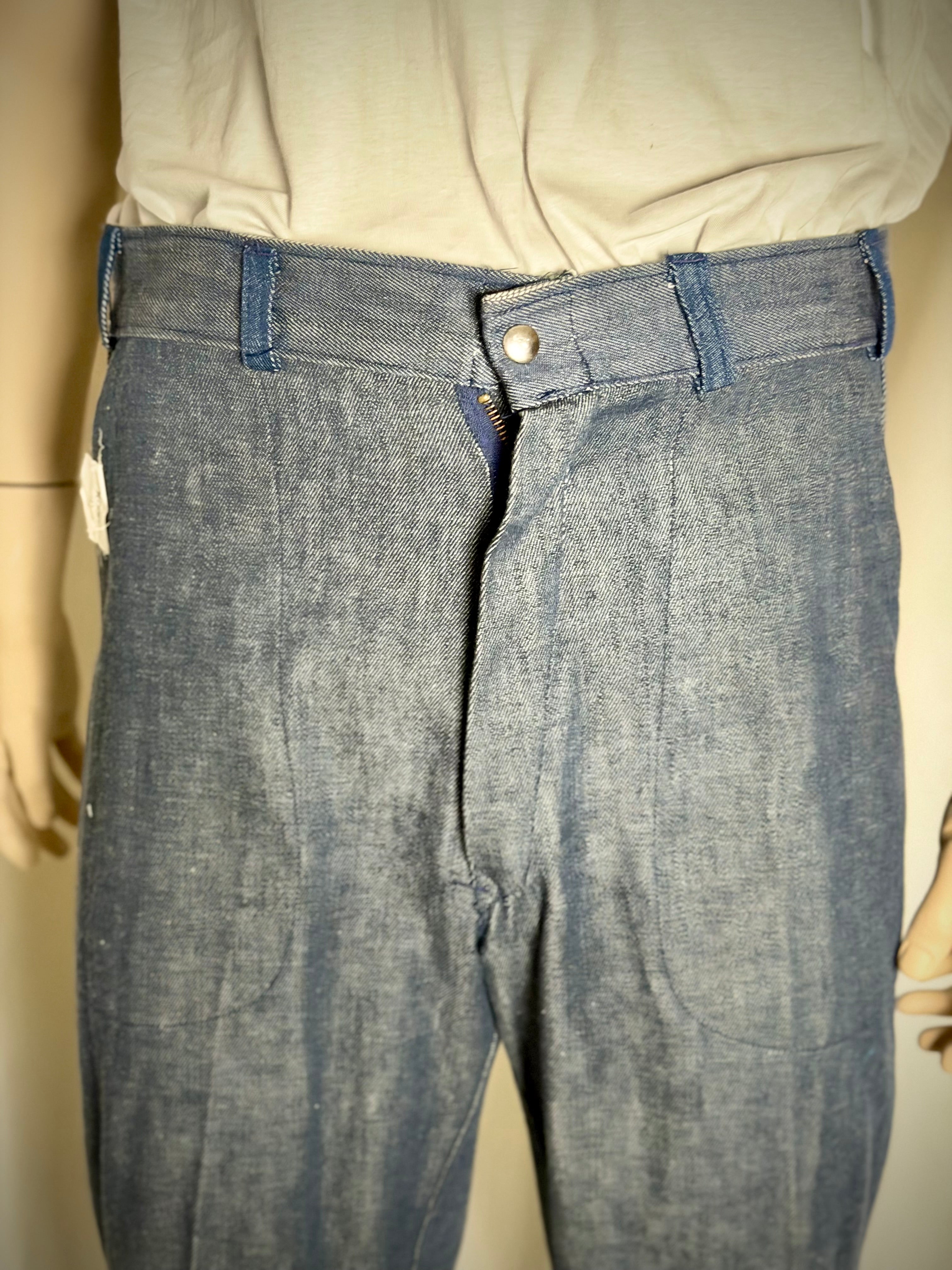1960s New York State Prison Pants - Deadstock Vintage Workwear