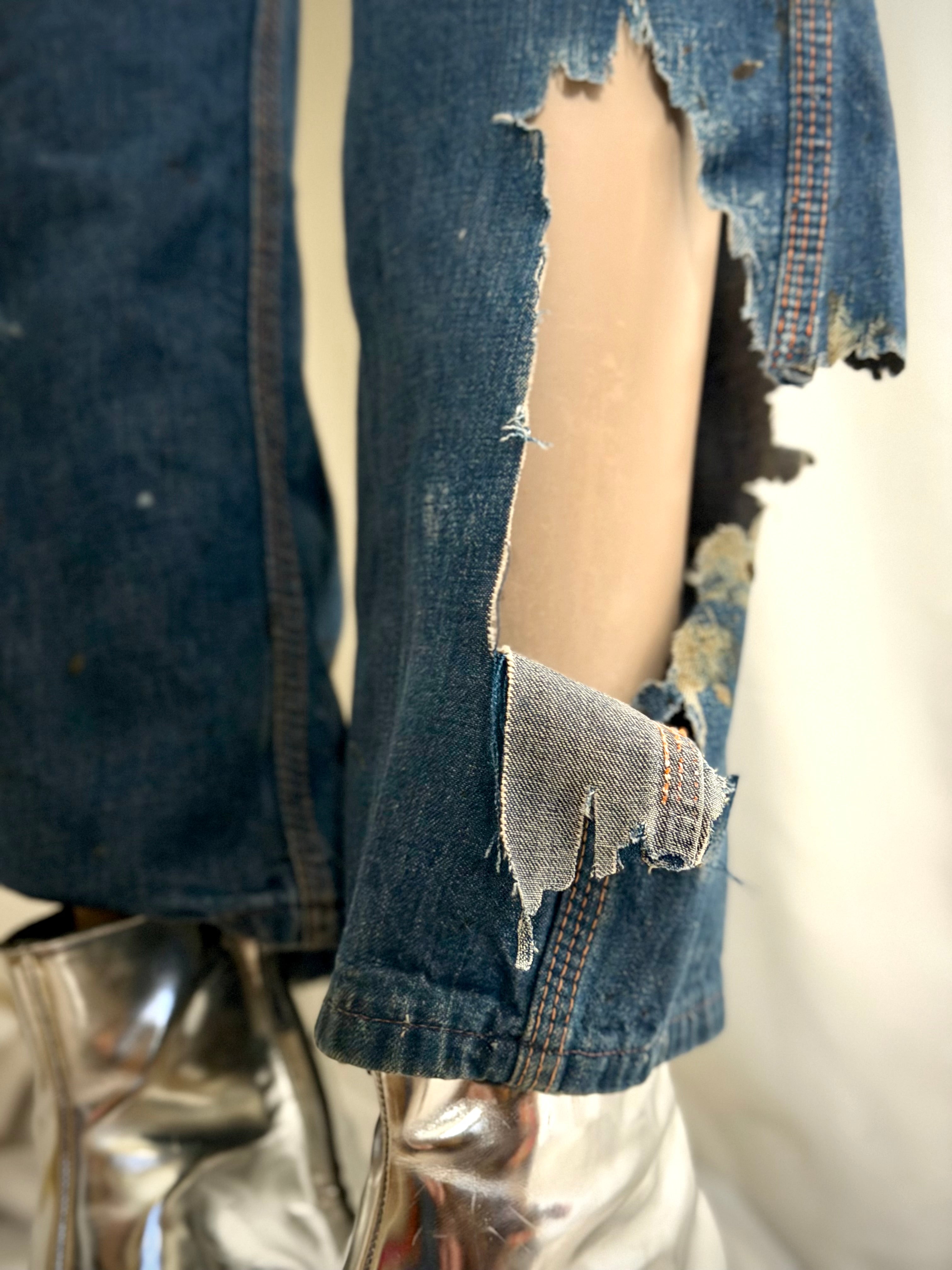 1940s French Artist’s Work Jeans - One-of-a-Kind Archival Wear