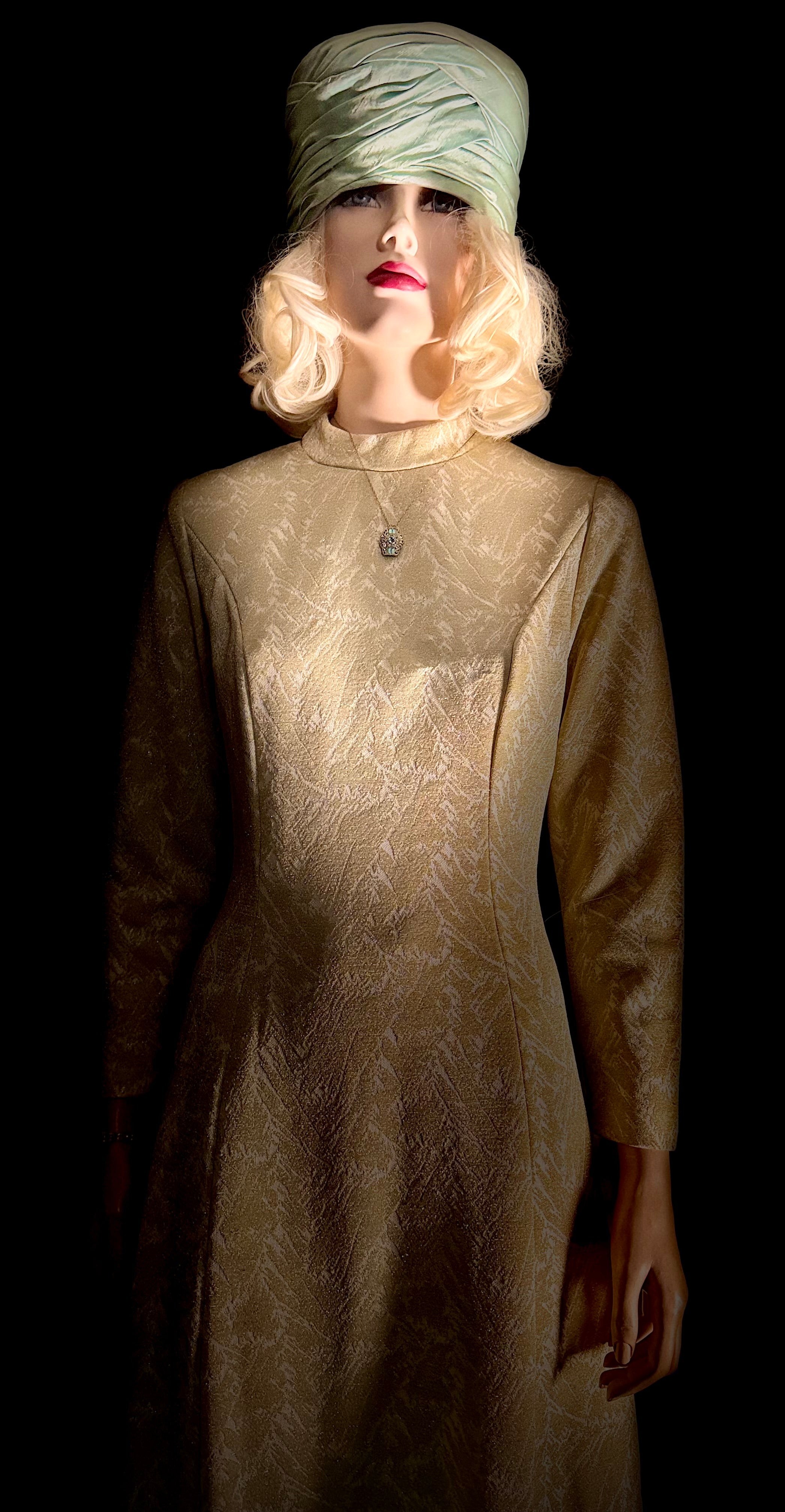 1960s Minimalist Silver Evening Gown || Mint Condition