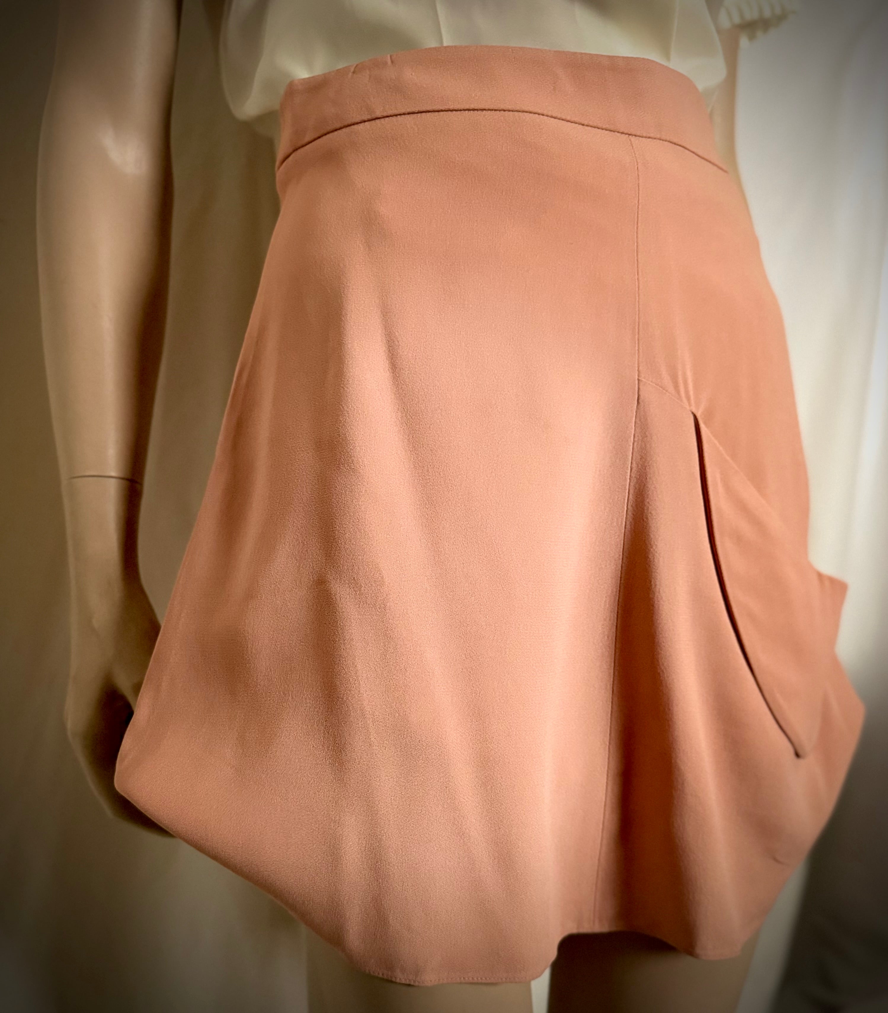 JW Anderson Sculptural Side-Hem Skirt - Deadstock with Tags