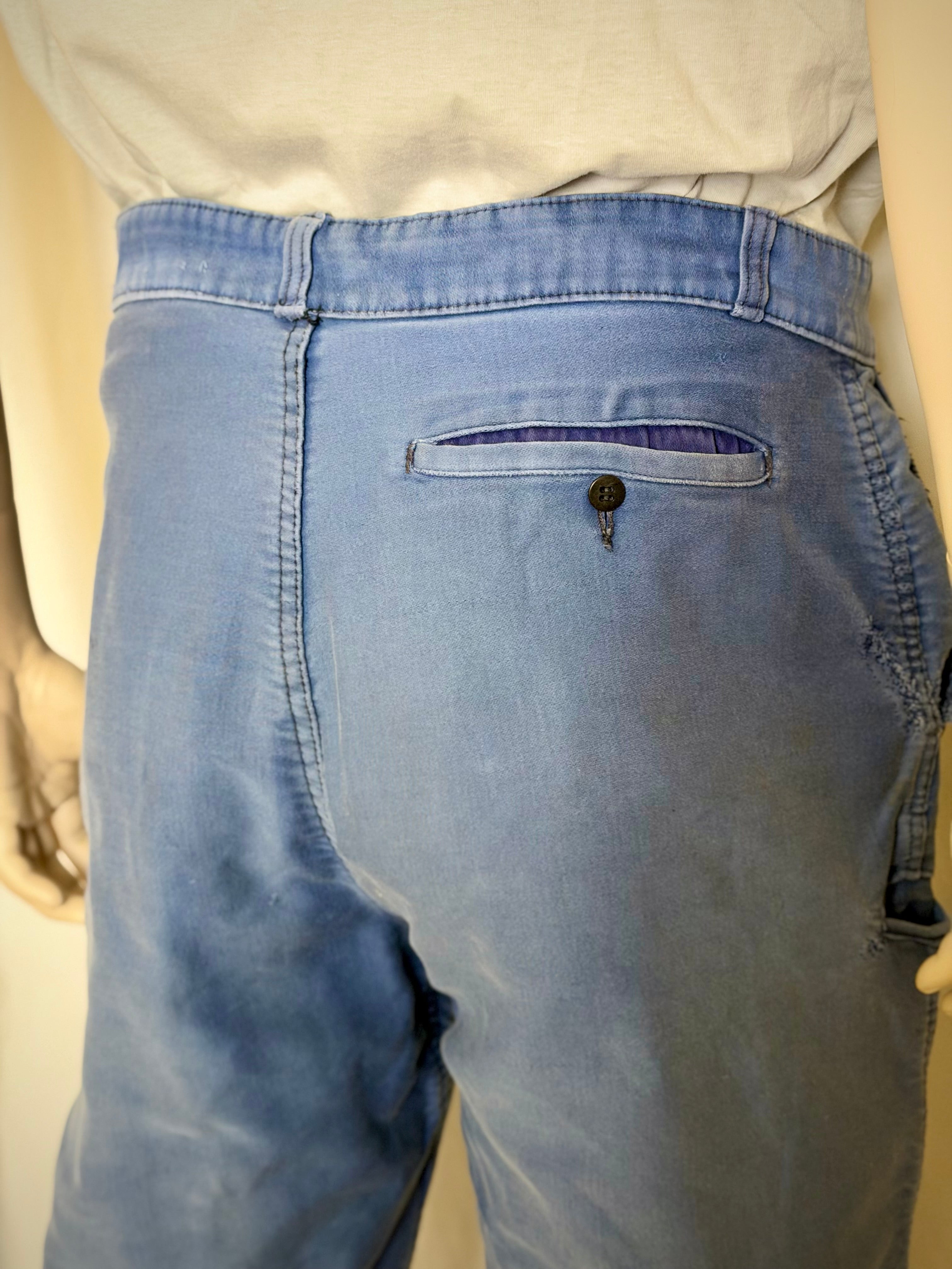 1960s French Work Pants - Patched, Faded and Ultra-Collectible