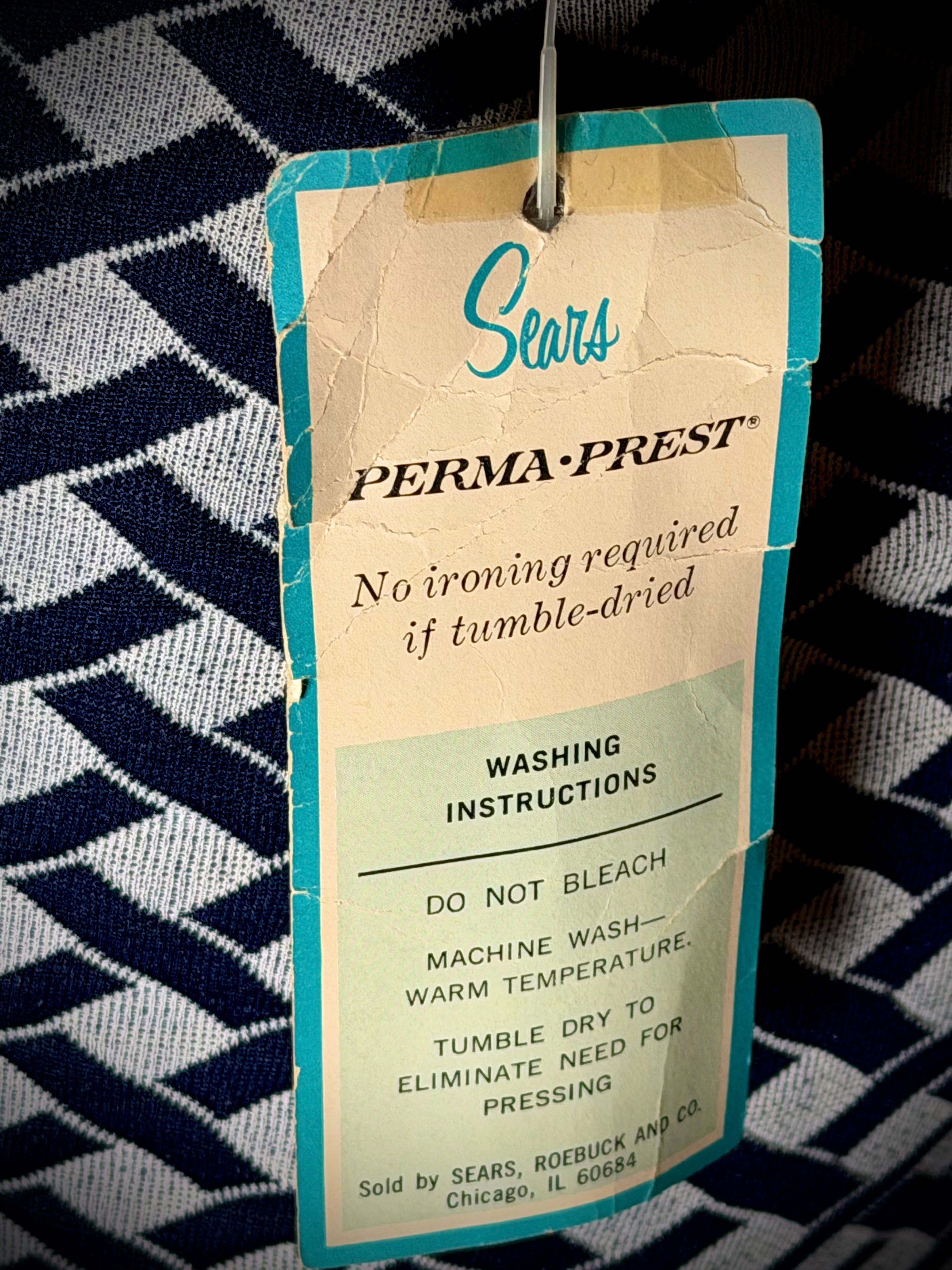 Deadstock 1960s Sears “Perma-Prest” Patterned Shorts - USA