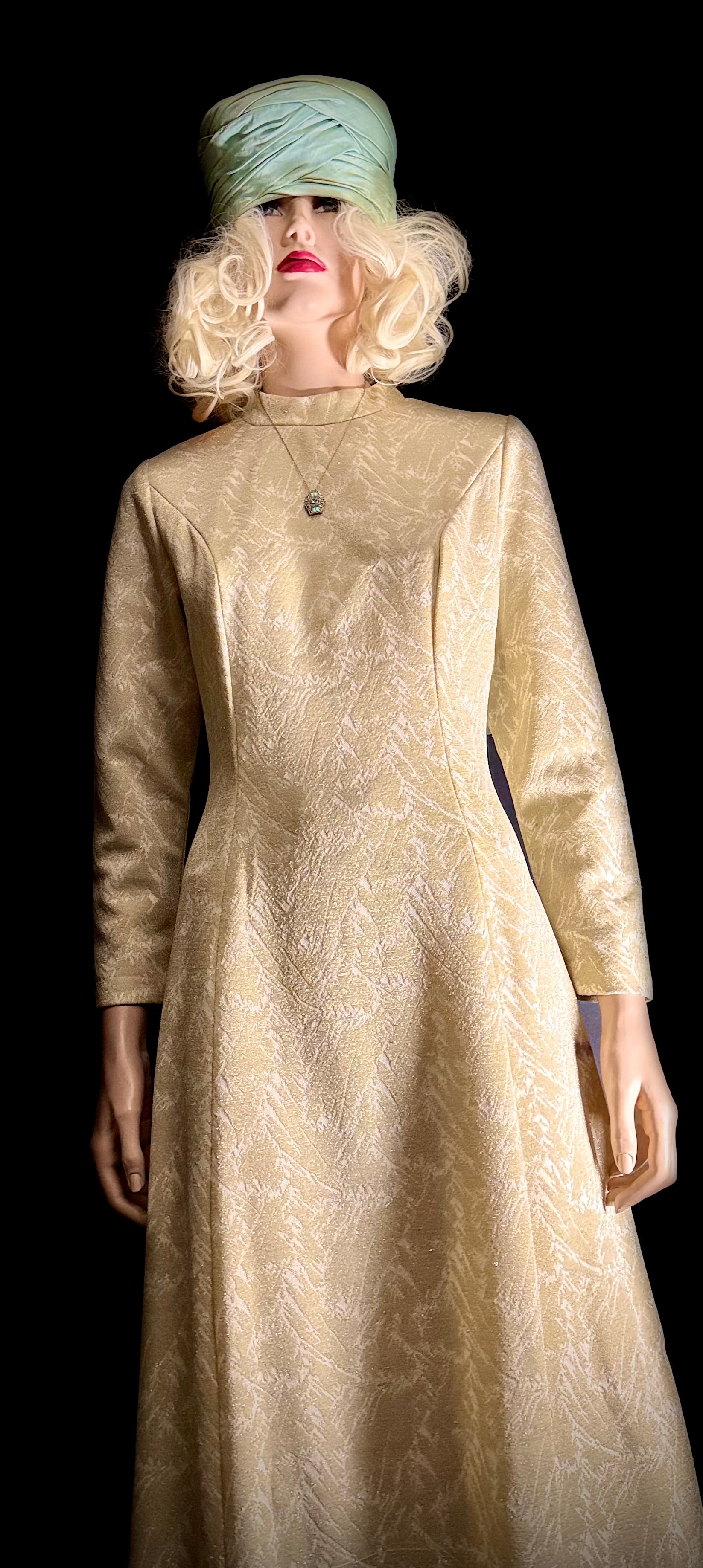 1960s Minimalist Silver Evening Gown || Mint Condition