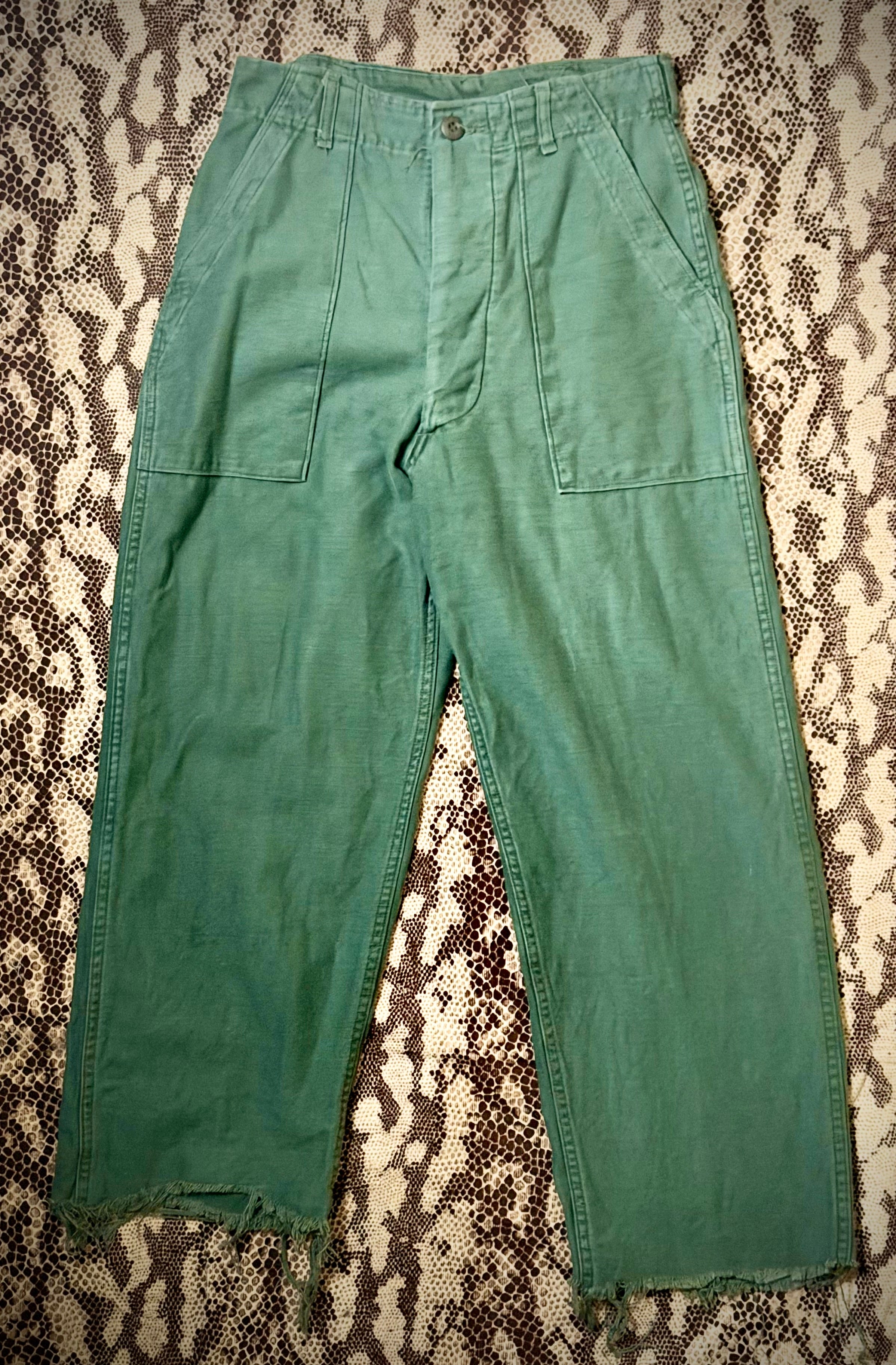 US Vietnam Era 1970s Customised Army Pants