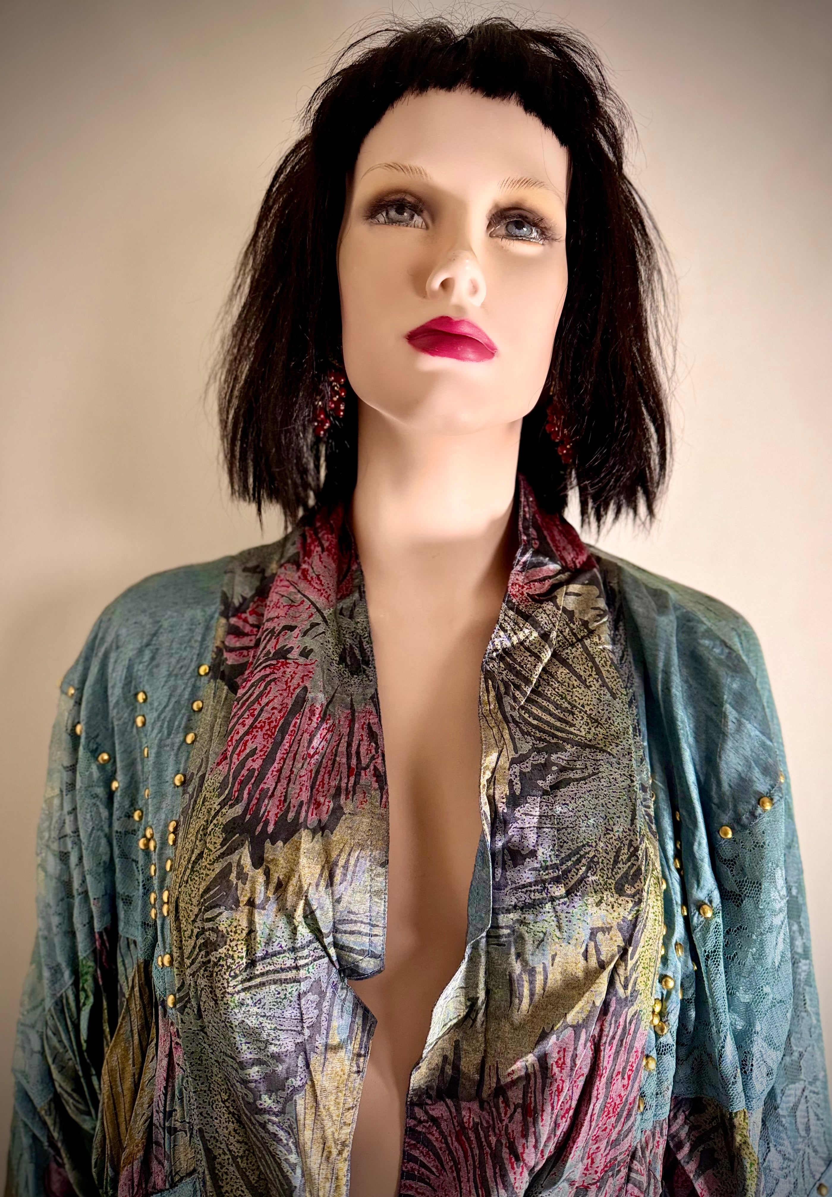 1980s Lace & Studded Jacket - Budapest Find