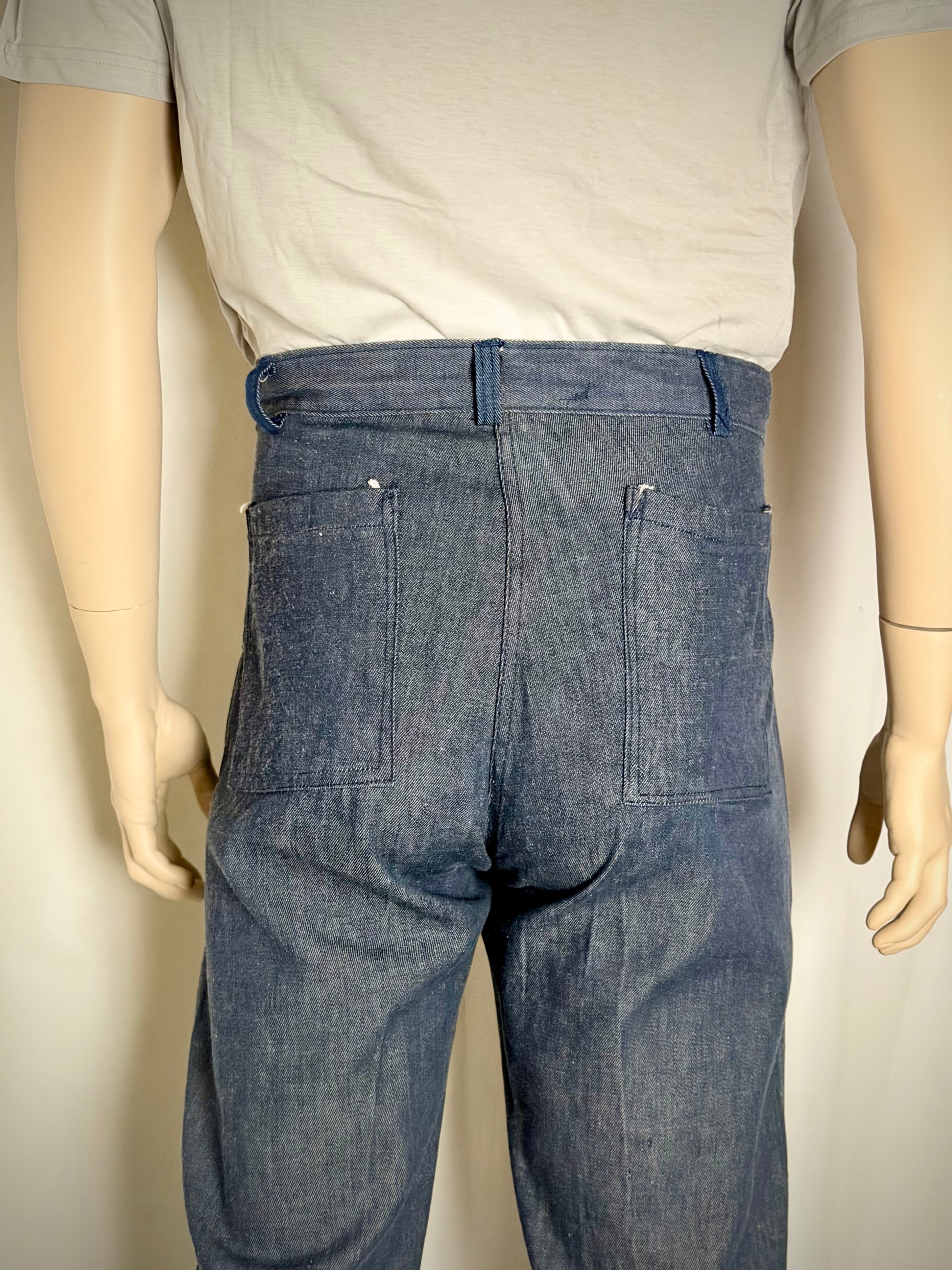 1960s New York State Prison Pants - Deadstock Vintage Workwear