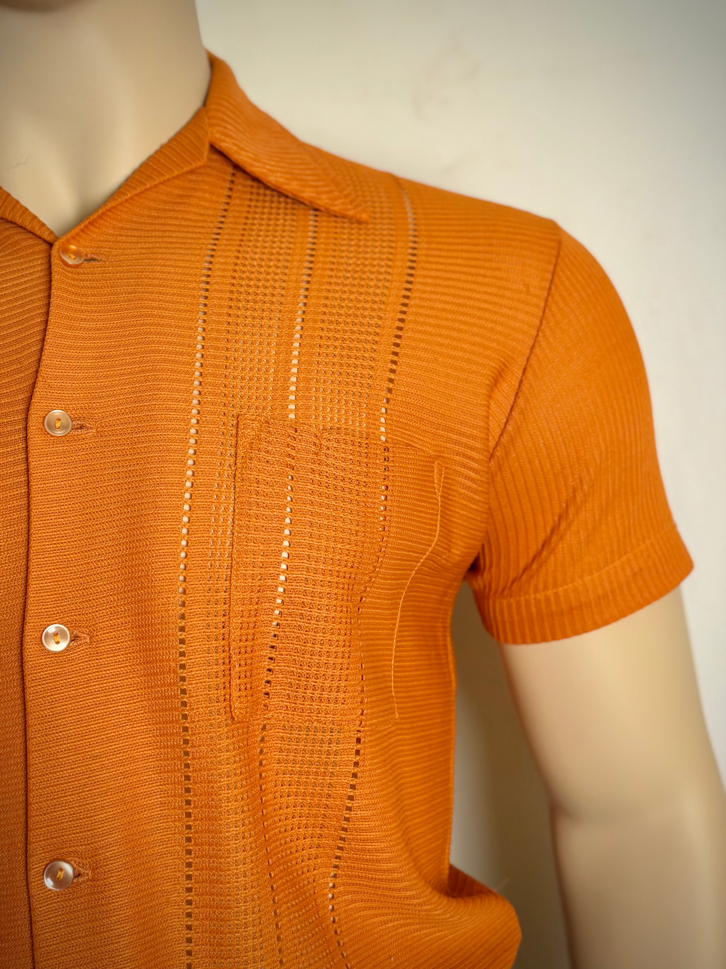 Vintage Bisley Open-Weave Knit Shirt - Made in Australia