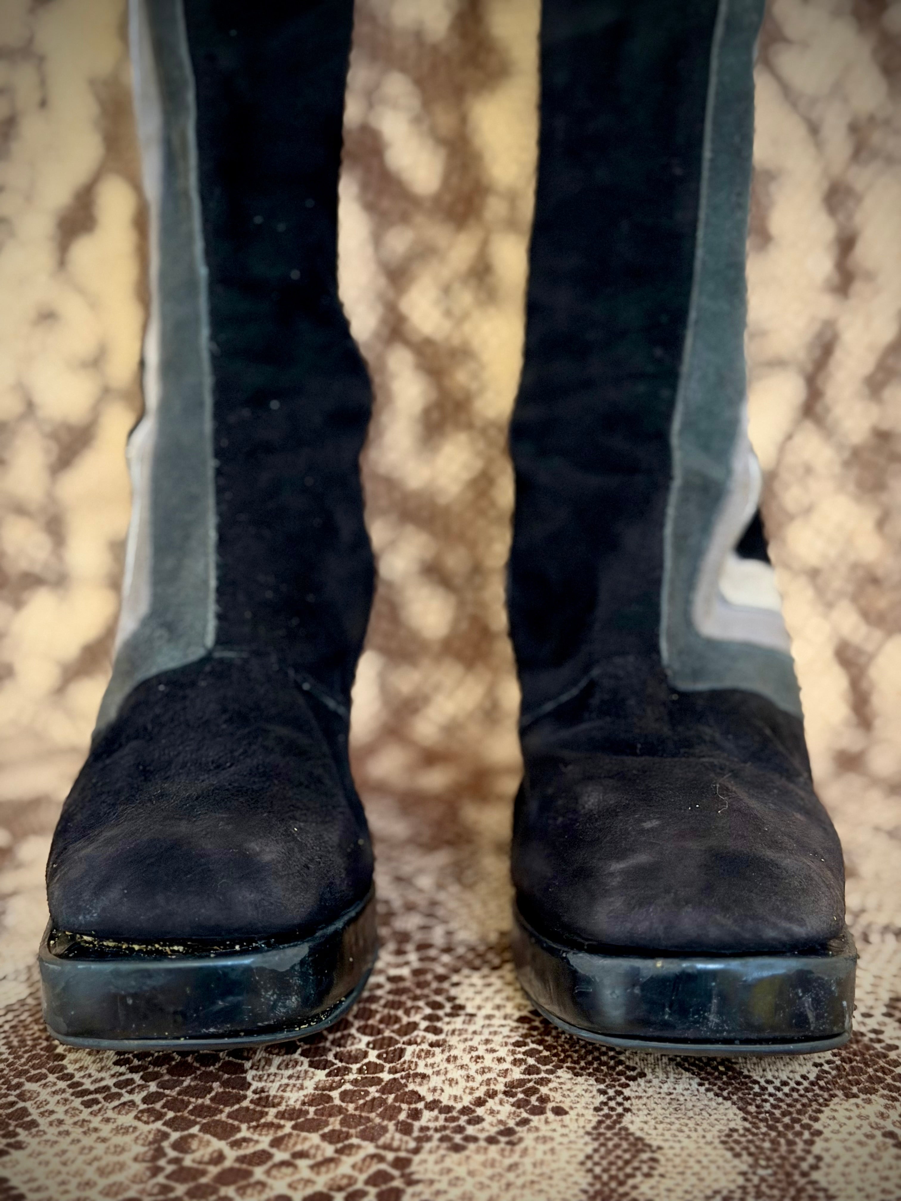 1996 Red or Dead London Platform Boots