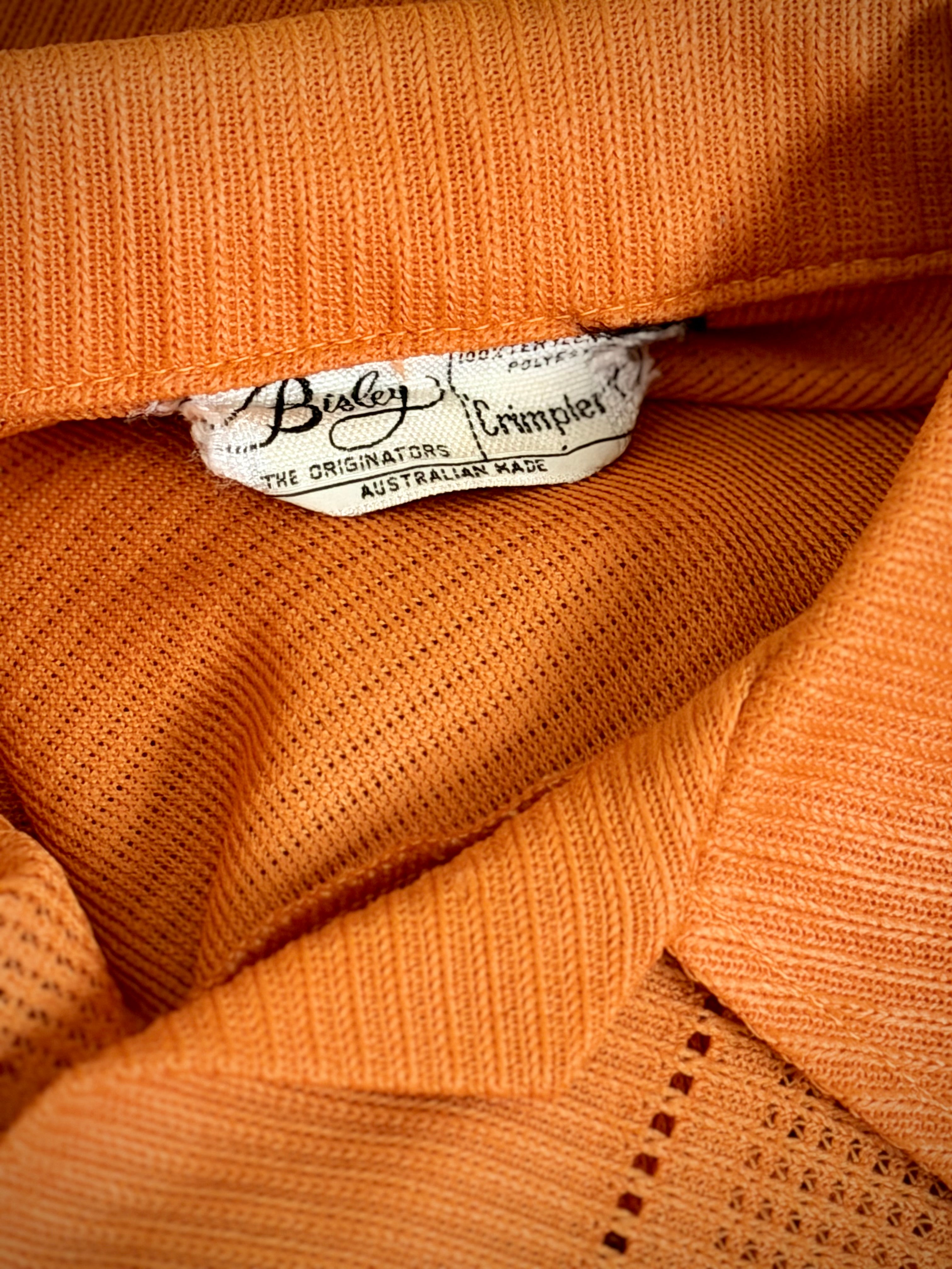 Vintage Bisley Open-Weave Knit Shirt - Made in Australia