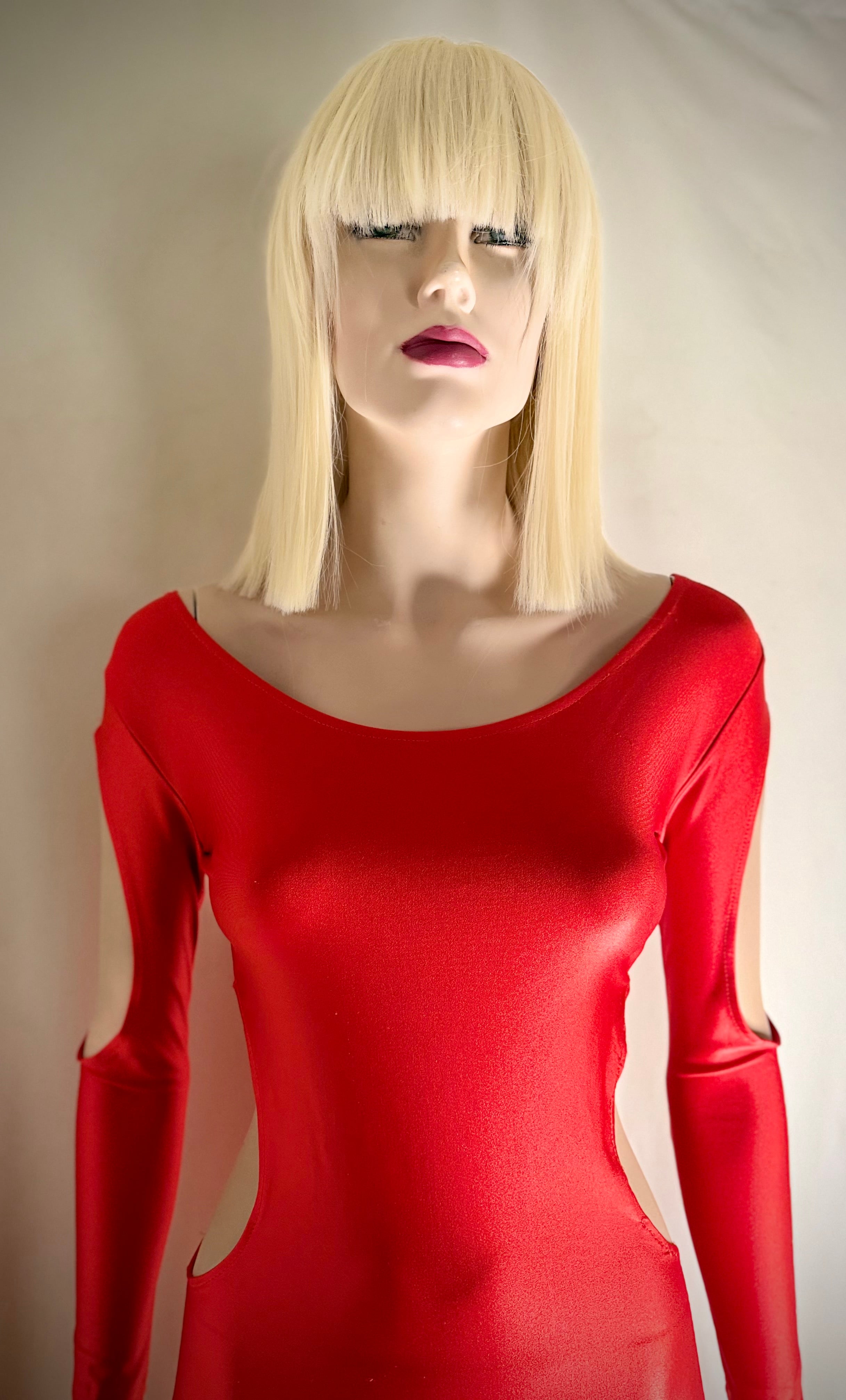 80s - 90s Cut-Out Bodycon Dress