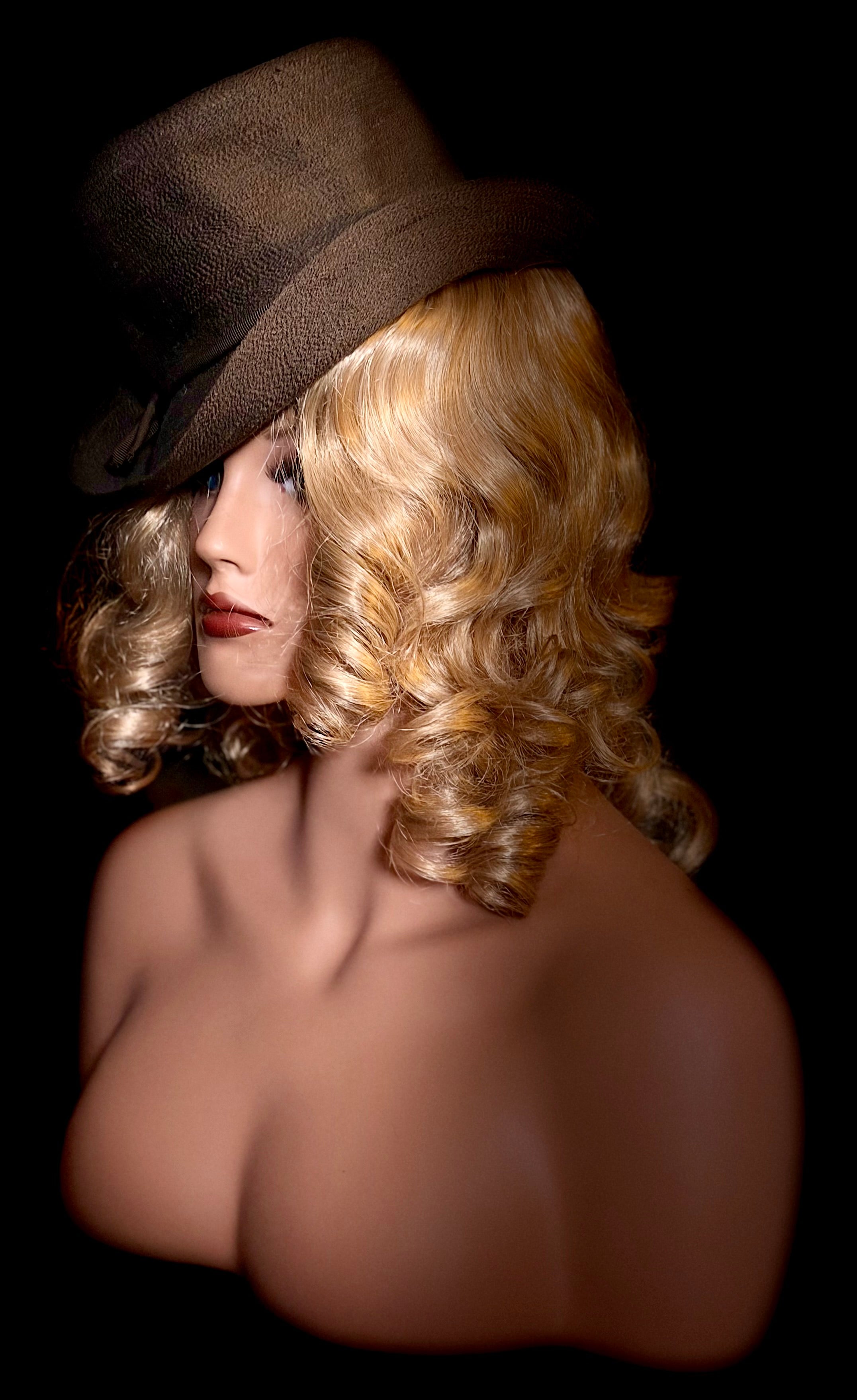 1940s Brown Tilt Topper Hat
- Wartime Millinery