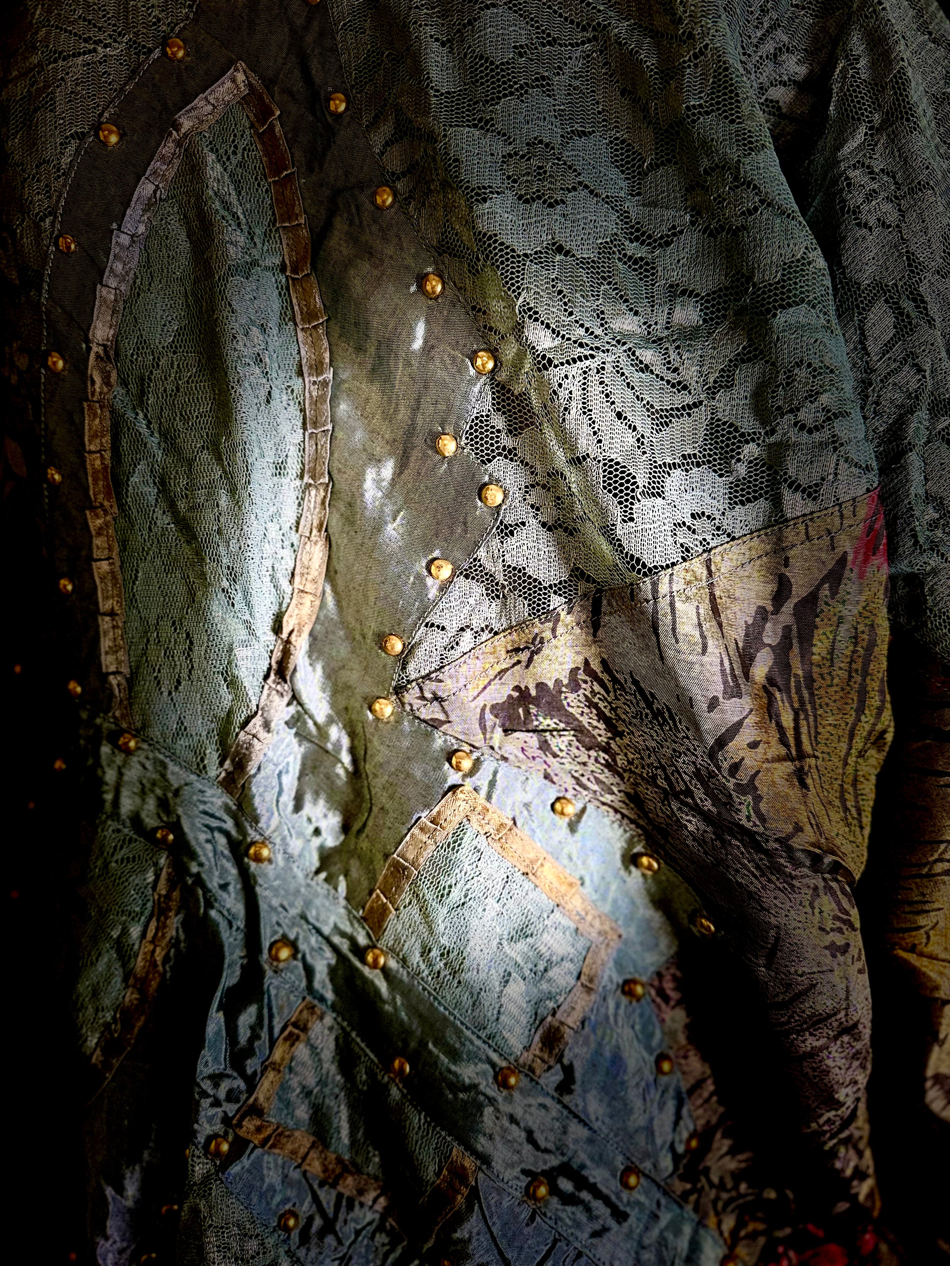 1980s Lace & Studded Jacket - Budapest Find