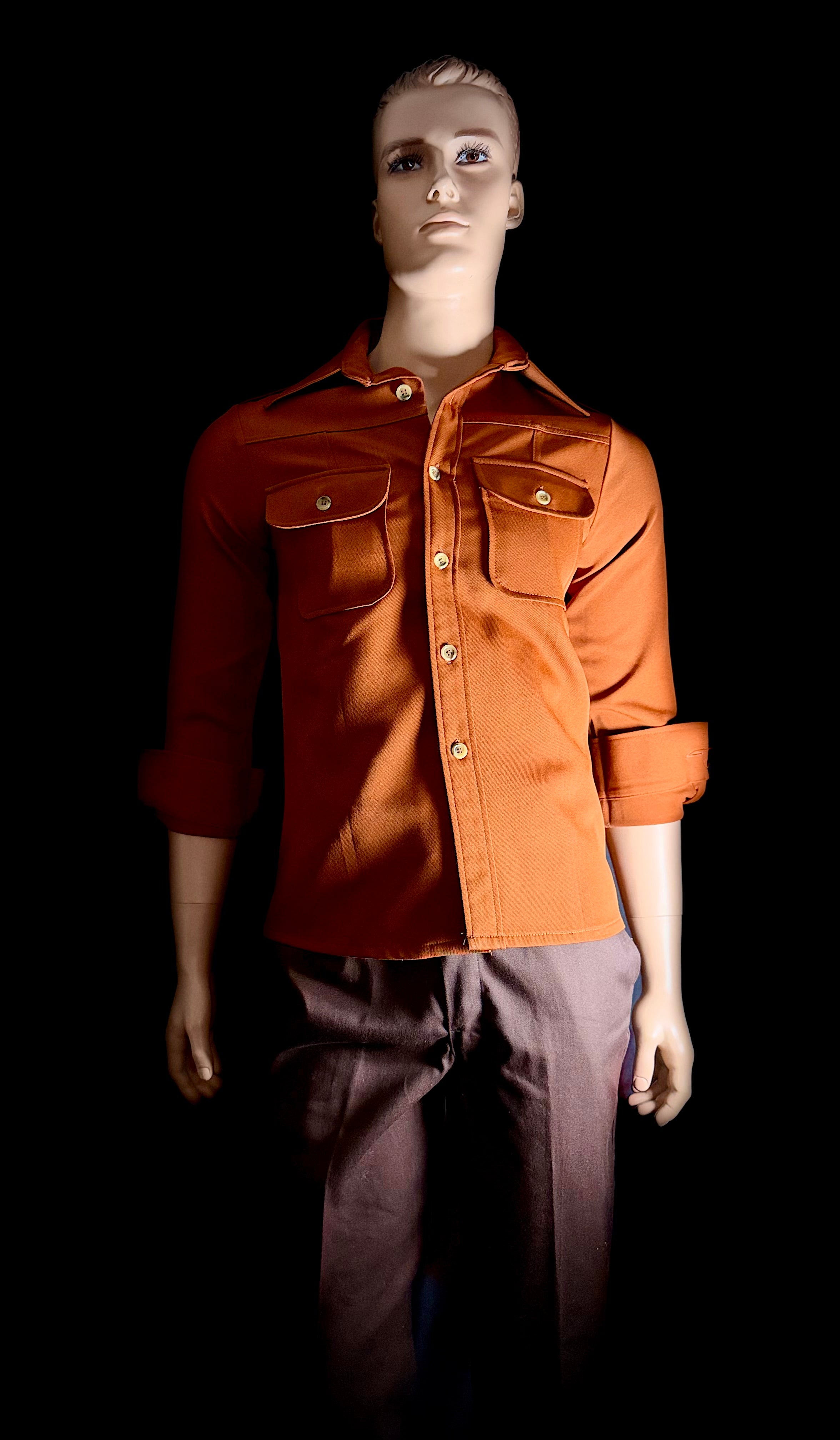 Levi’s 1970s Rust Western Utility Shirt