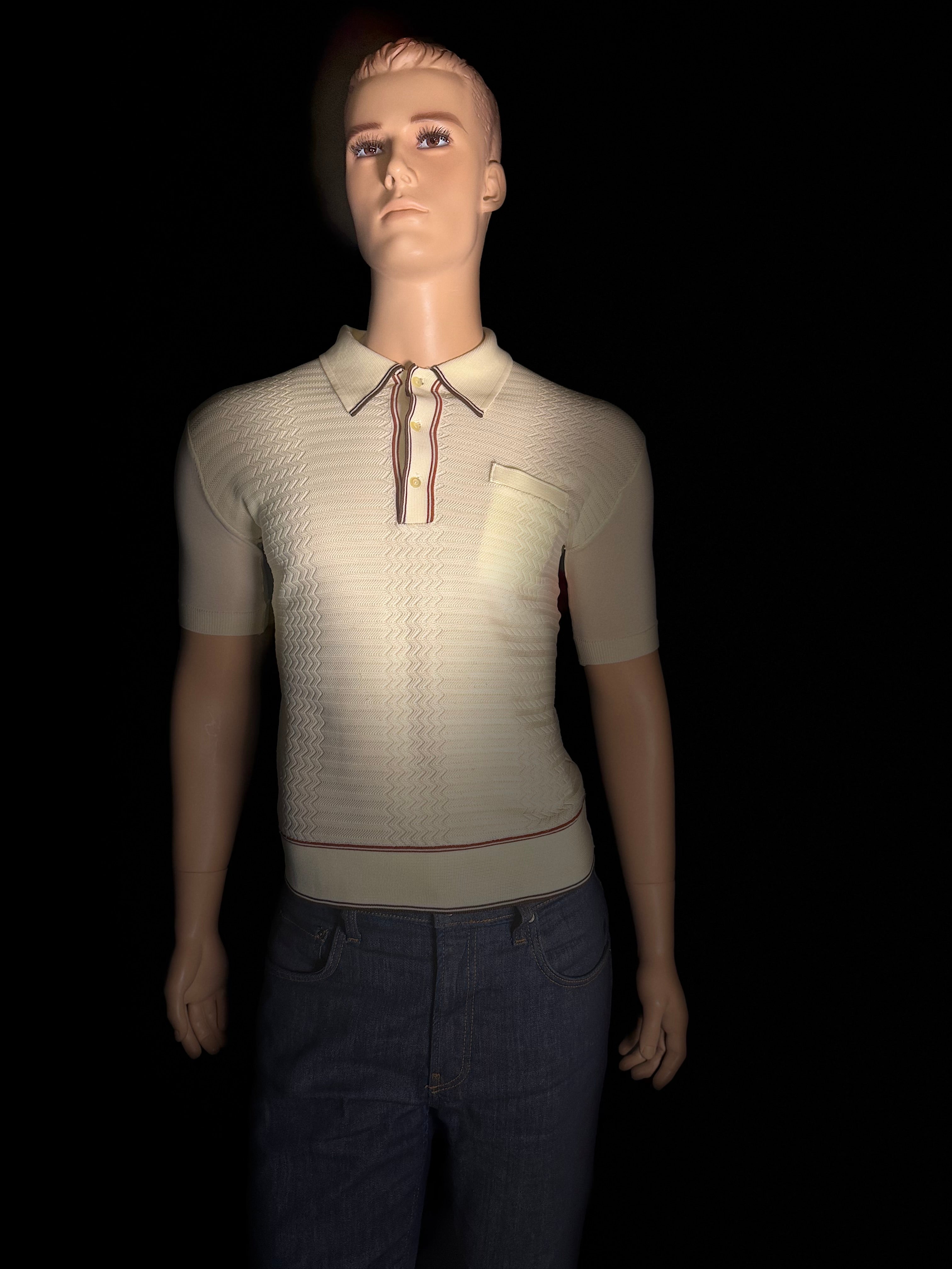 1960s Vintage Target Cream Knit Polo Shirt
Made in Australia | Unworn Condition