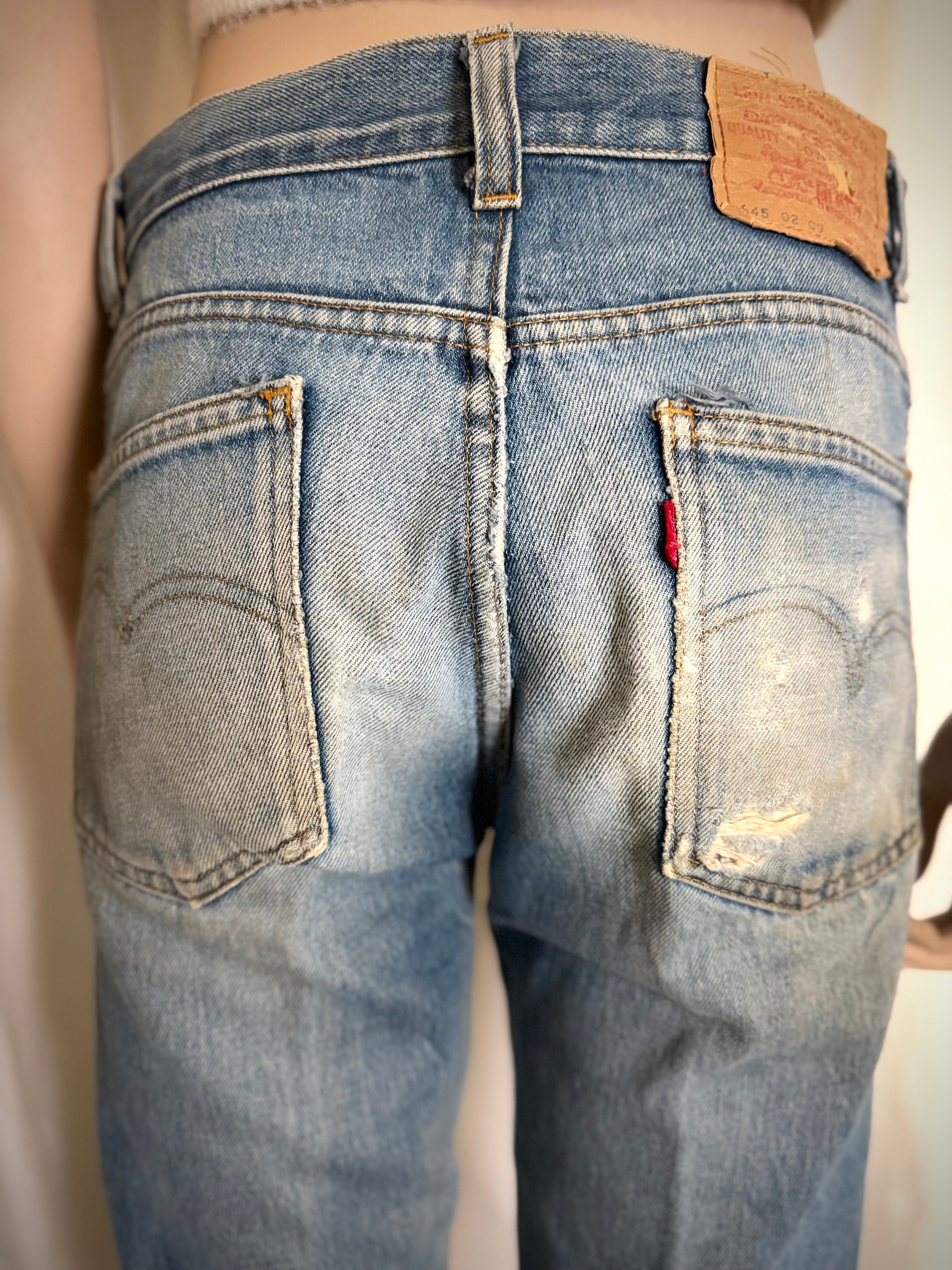 Rare Late 1960s–Early 1970s Levi’s 5-Pocket Jeans- Transitional Era Workwear Denim