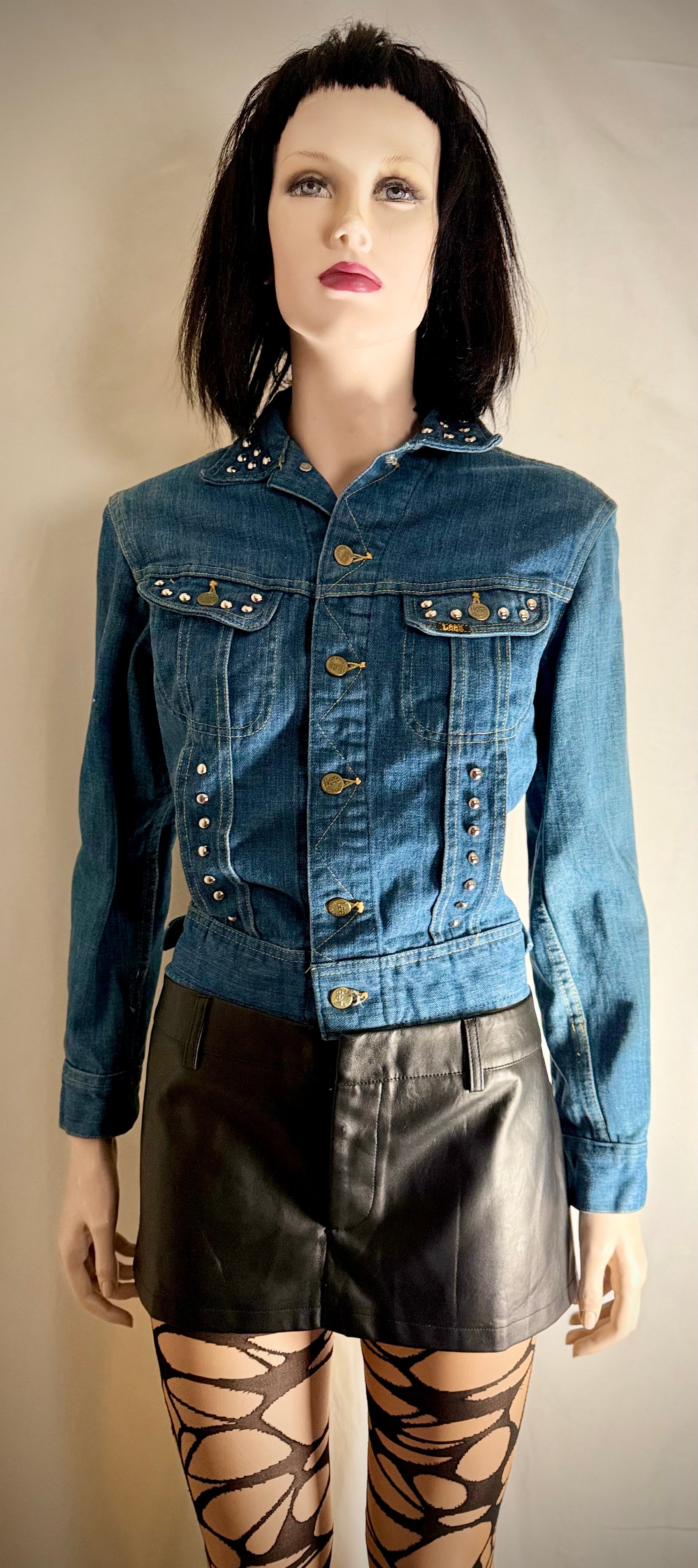 1960s-70s Studded Lee Denim Jacket Union Made USA