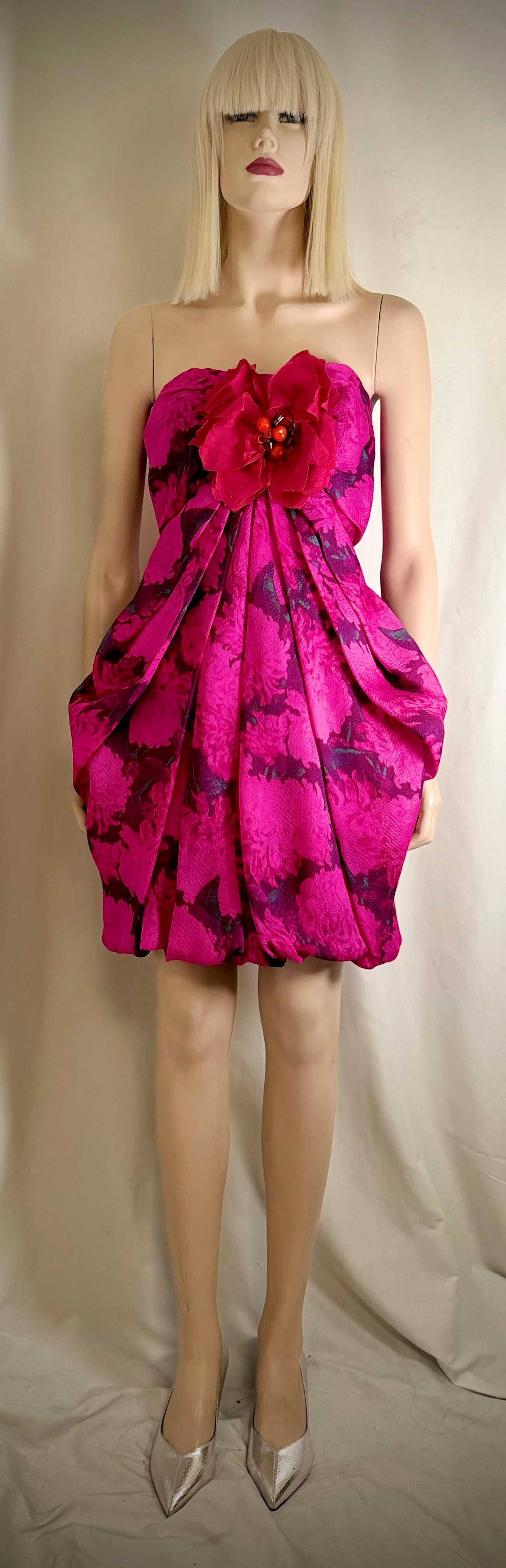 LANVIN Paris SS2010 Rare Sculptural Silk Dress - Alber Elbaz
