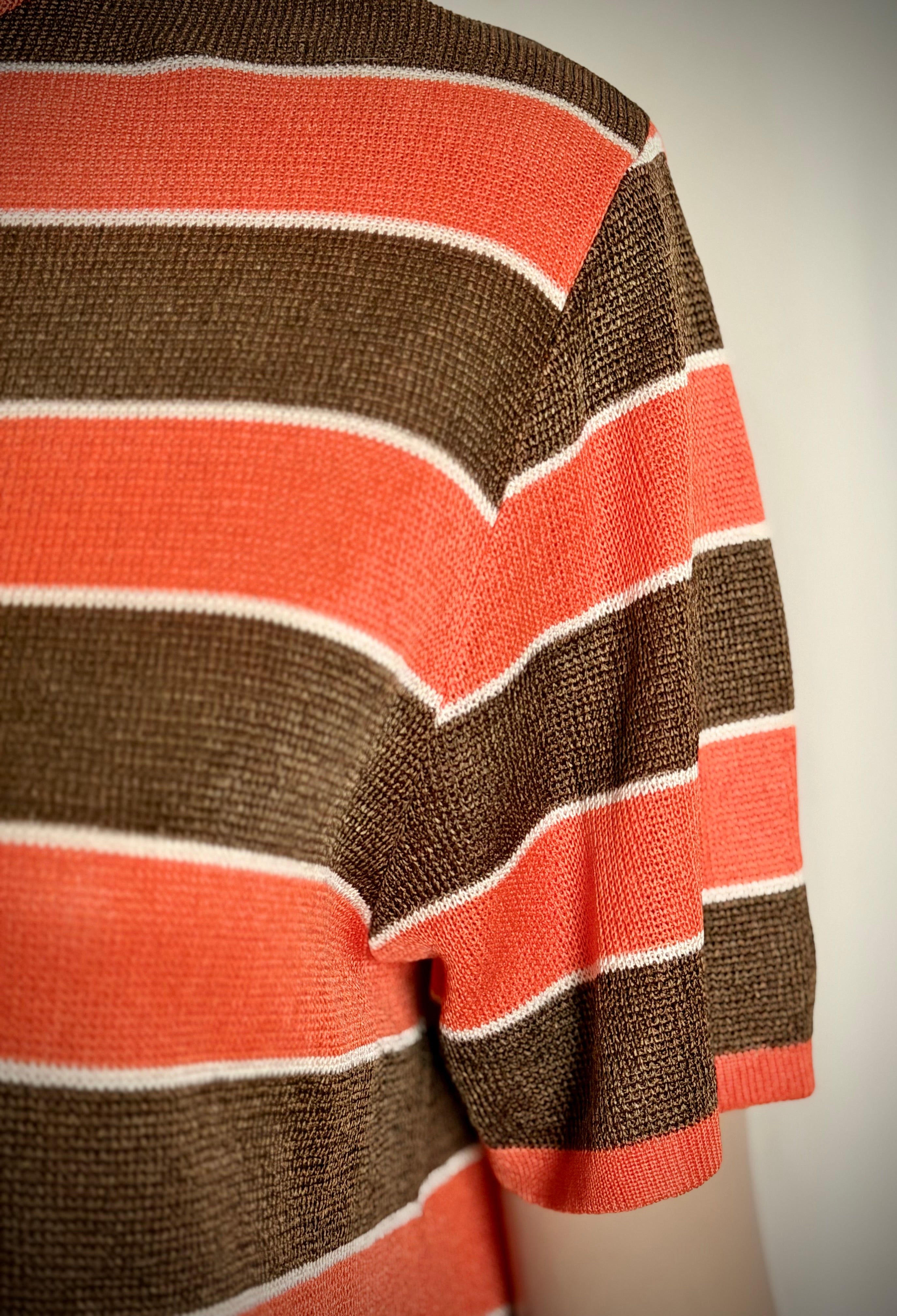 1960s-70s Semi-Sheer Mod Knit Top