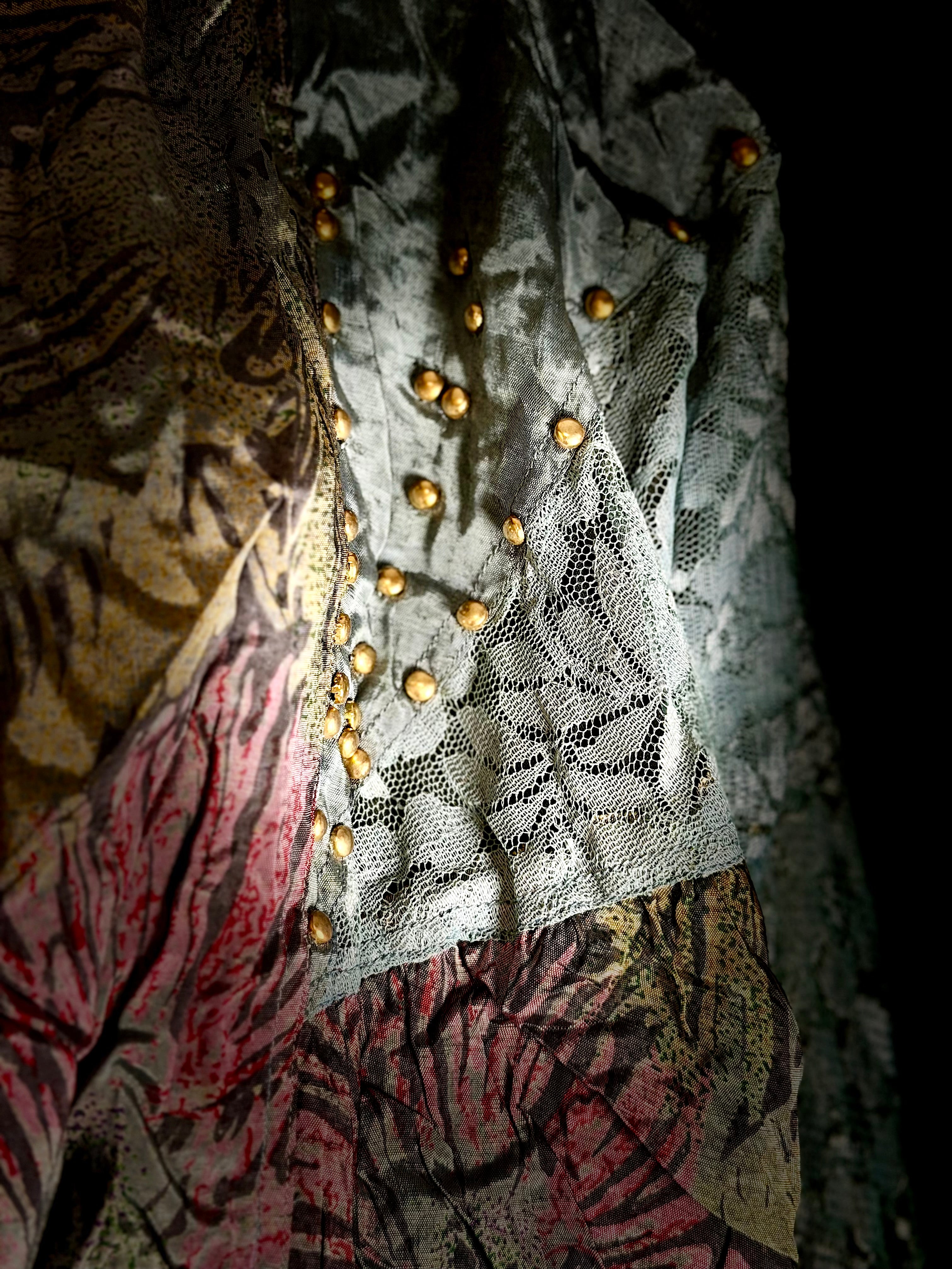 1980s Lace & Studded Jacket - Budapest Find