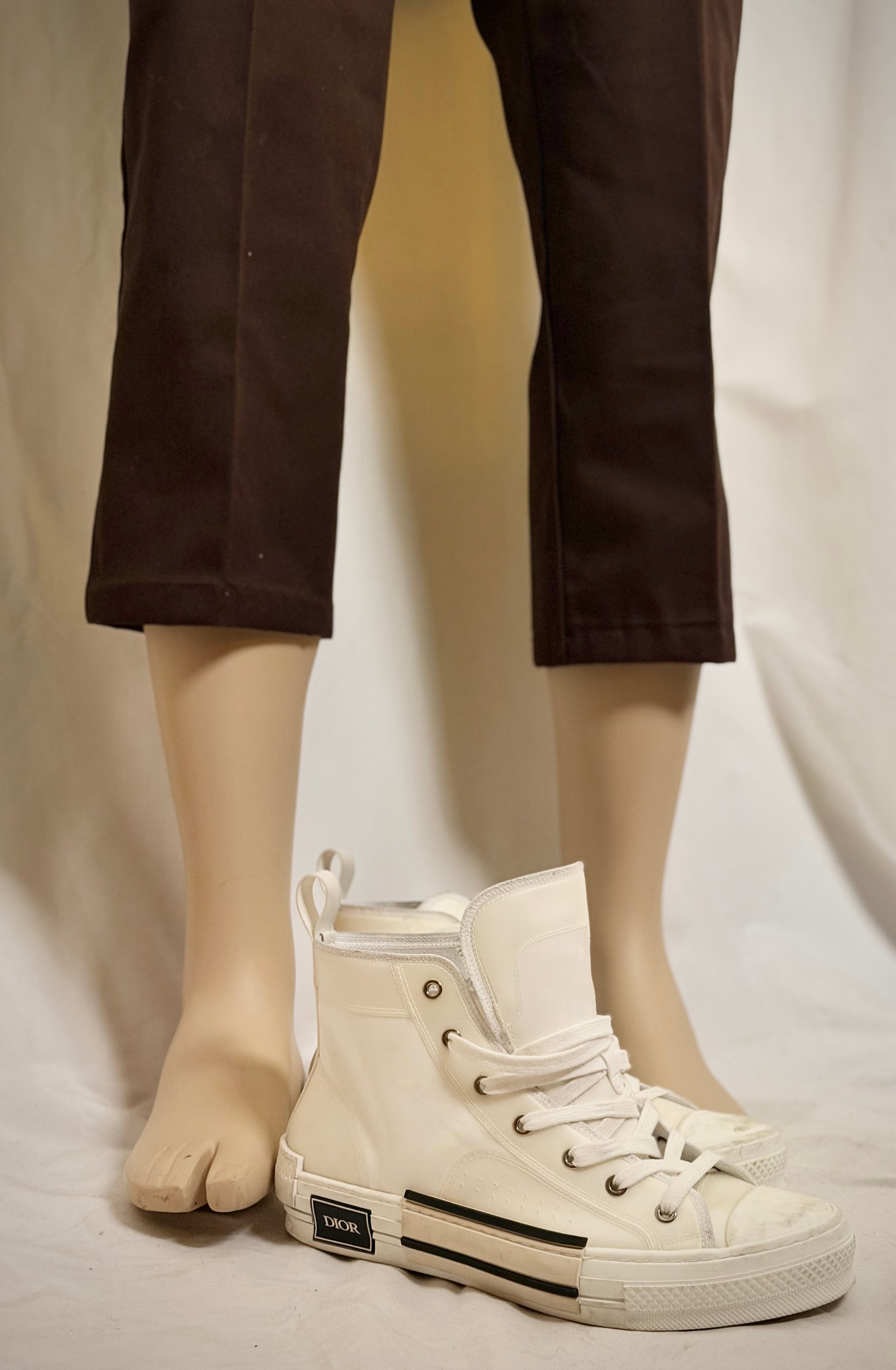 Deadstock 1960s Dickies Cropped Brown Trousers - Straight Leg