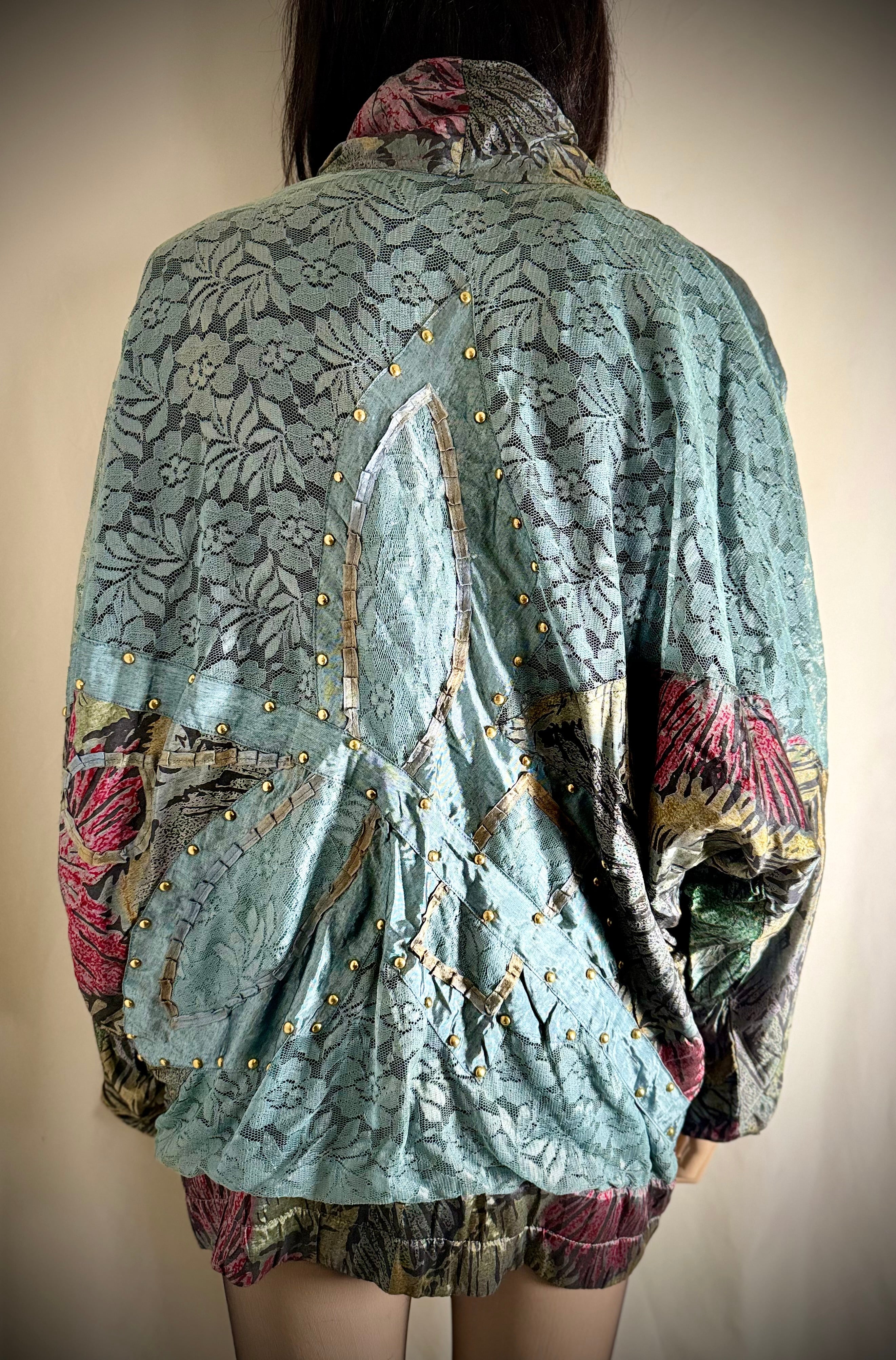 1980s Lace & Studded Jacket - Budapest Find