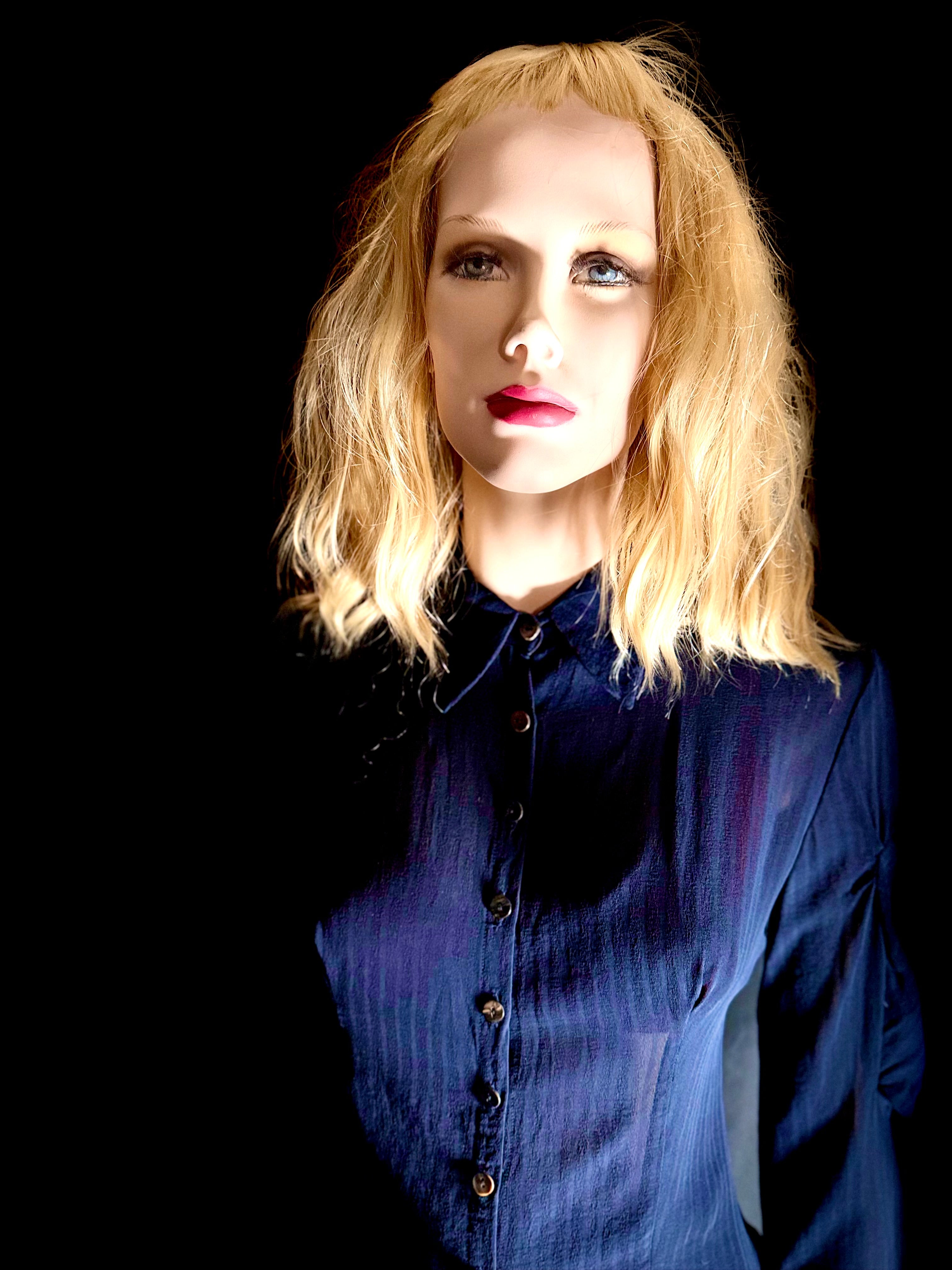 One Fell Swoop Sculptural Silk Blouse - Early 2000s