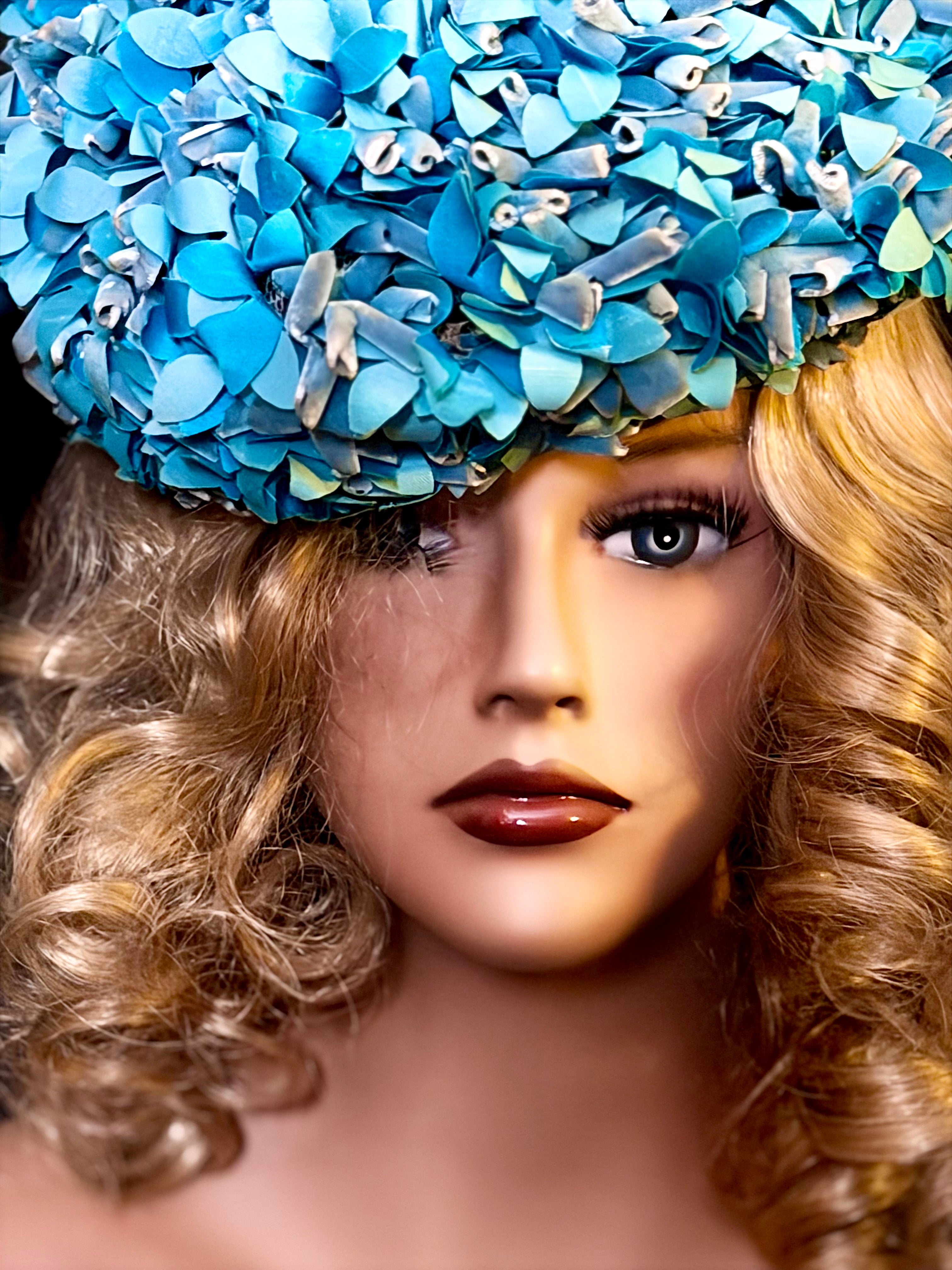 Moray Sculptural Floral Couture Hat - Mid-Century Millinery