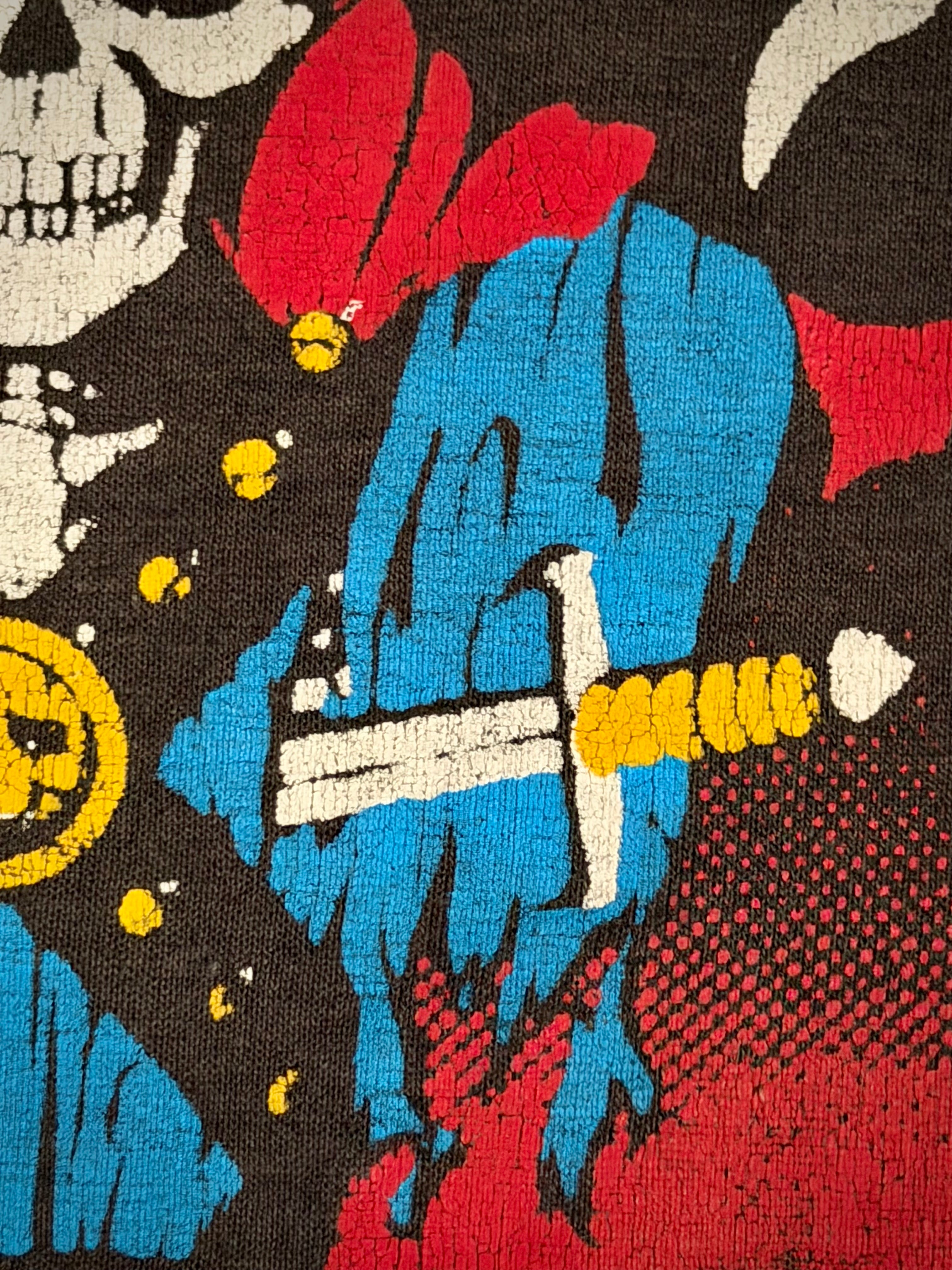Rare 1970s Motorcycle Club
T-Shirt Single Stitch Skull
Death Before Dishonor Dual-Sided Made in USA