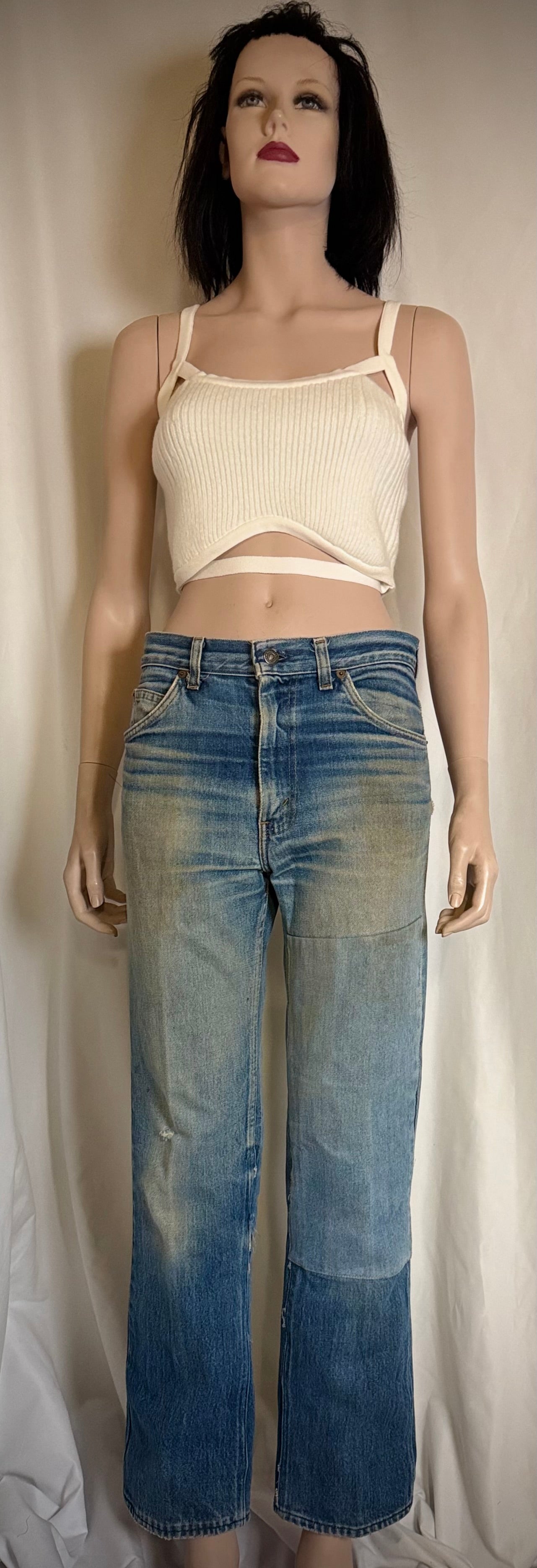 Rare Late 1960s–Early 1970s Levi’s 5-Pocket Jeans- Transitional Era Workwear Denim