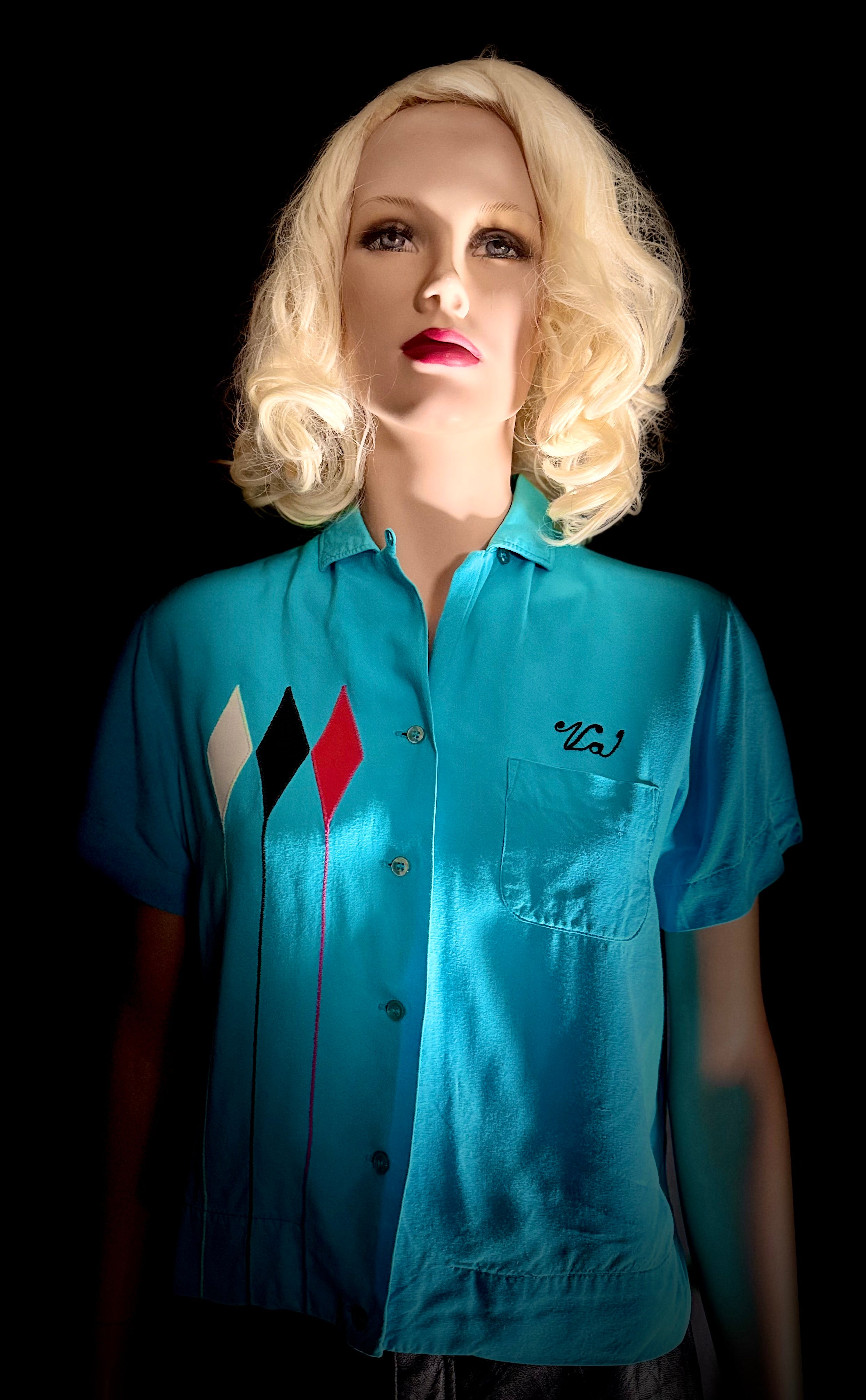1960s “Val” King Louie Bowling
Shirt - Holt County Abstract
Co. (Nebraska)
