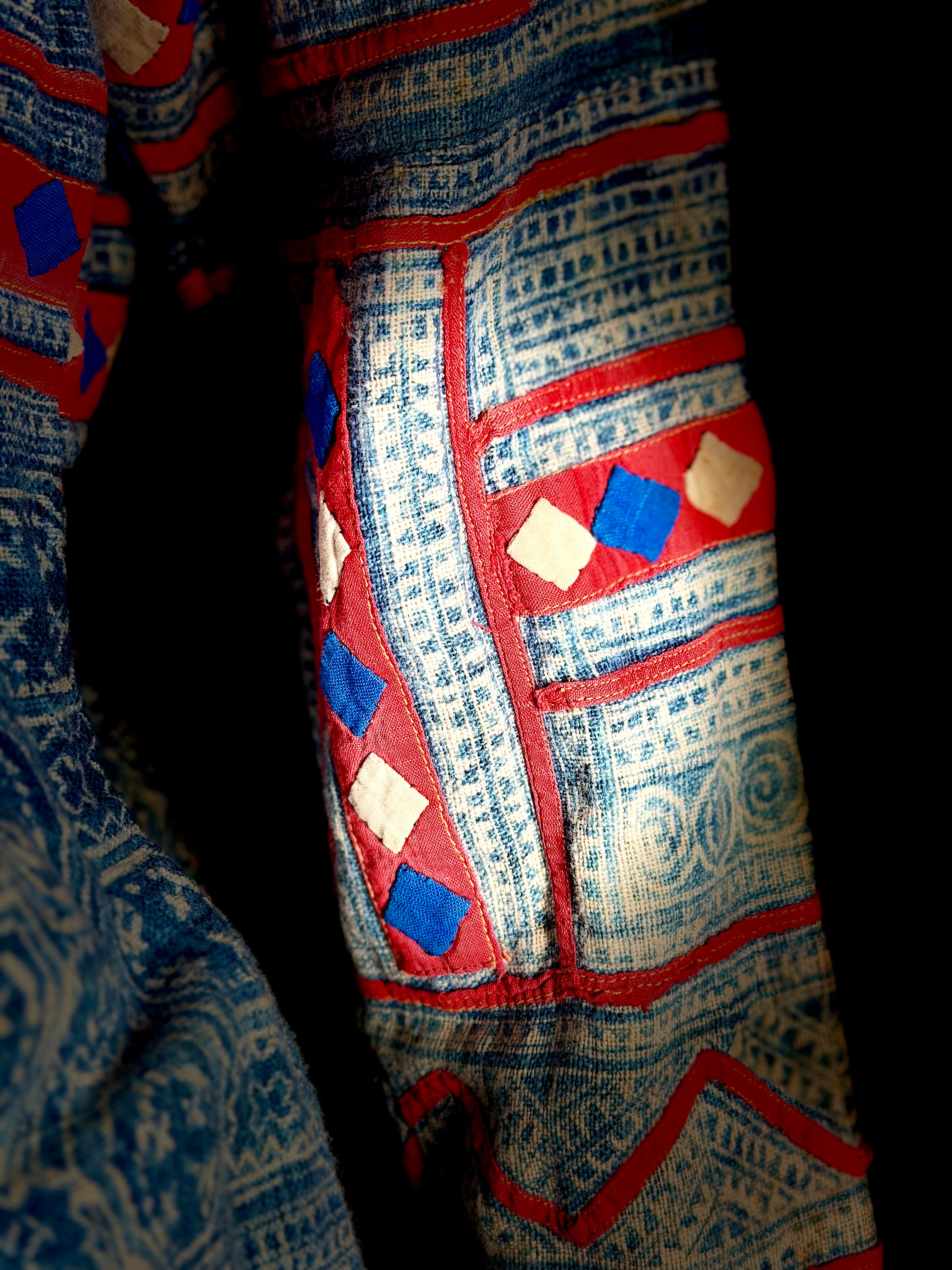 Authentic Malaika Hmong Hand-Appliqué Jacket