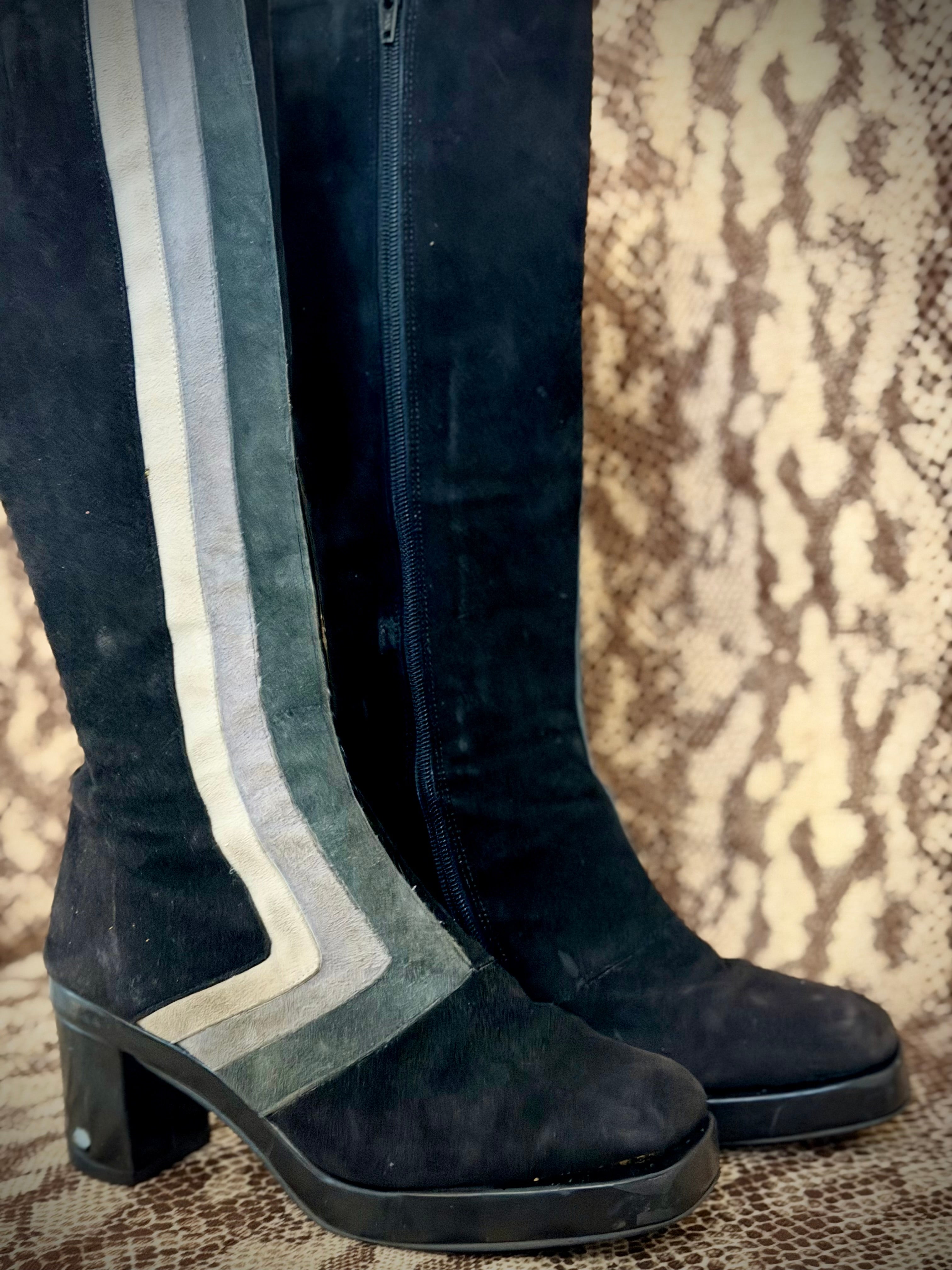 1996 Red or Dead London Platform Boots
