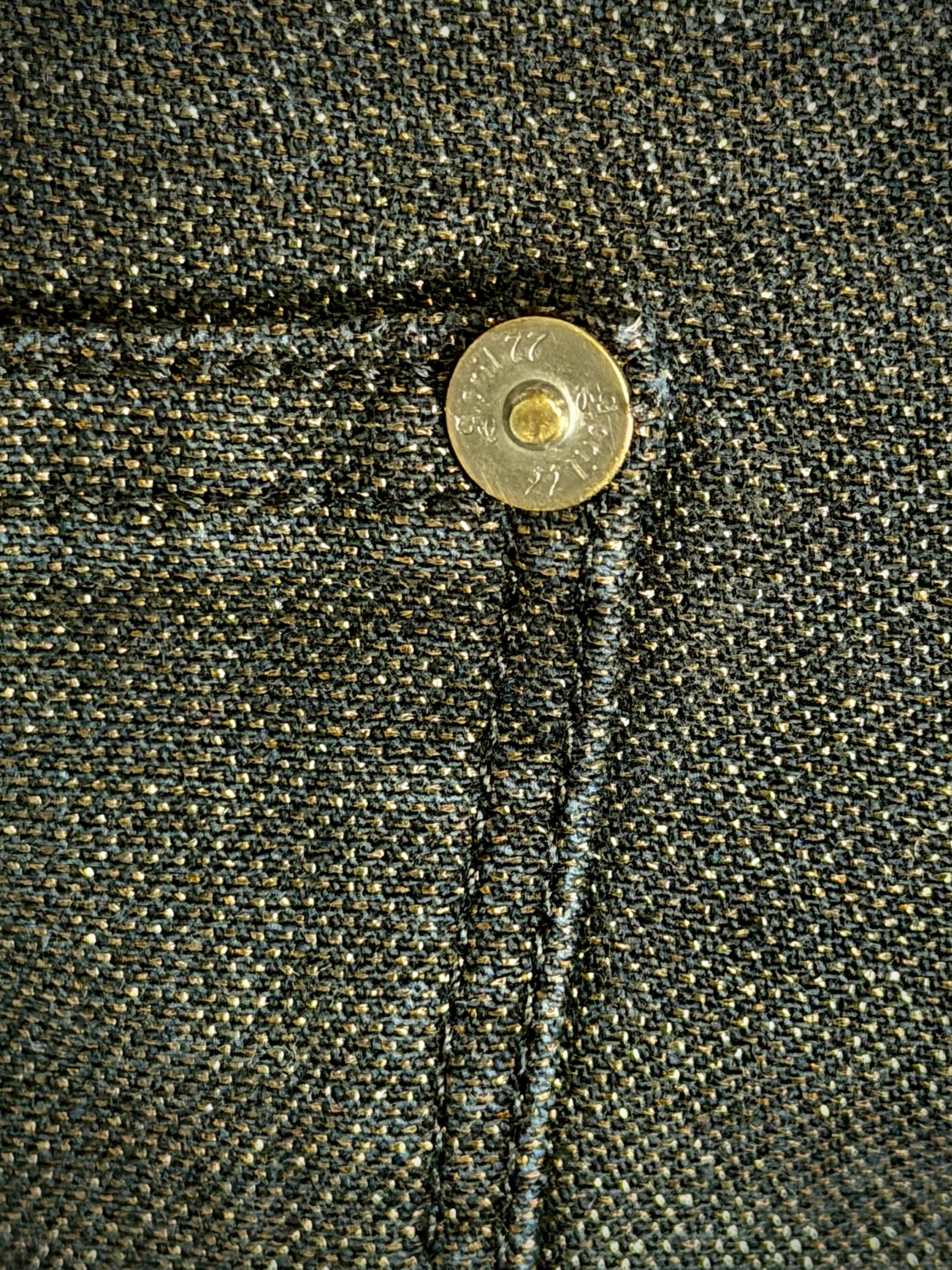 April 77 Gold-Lustre Slim Jeans with Guitar Pick Pocket