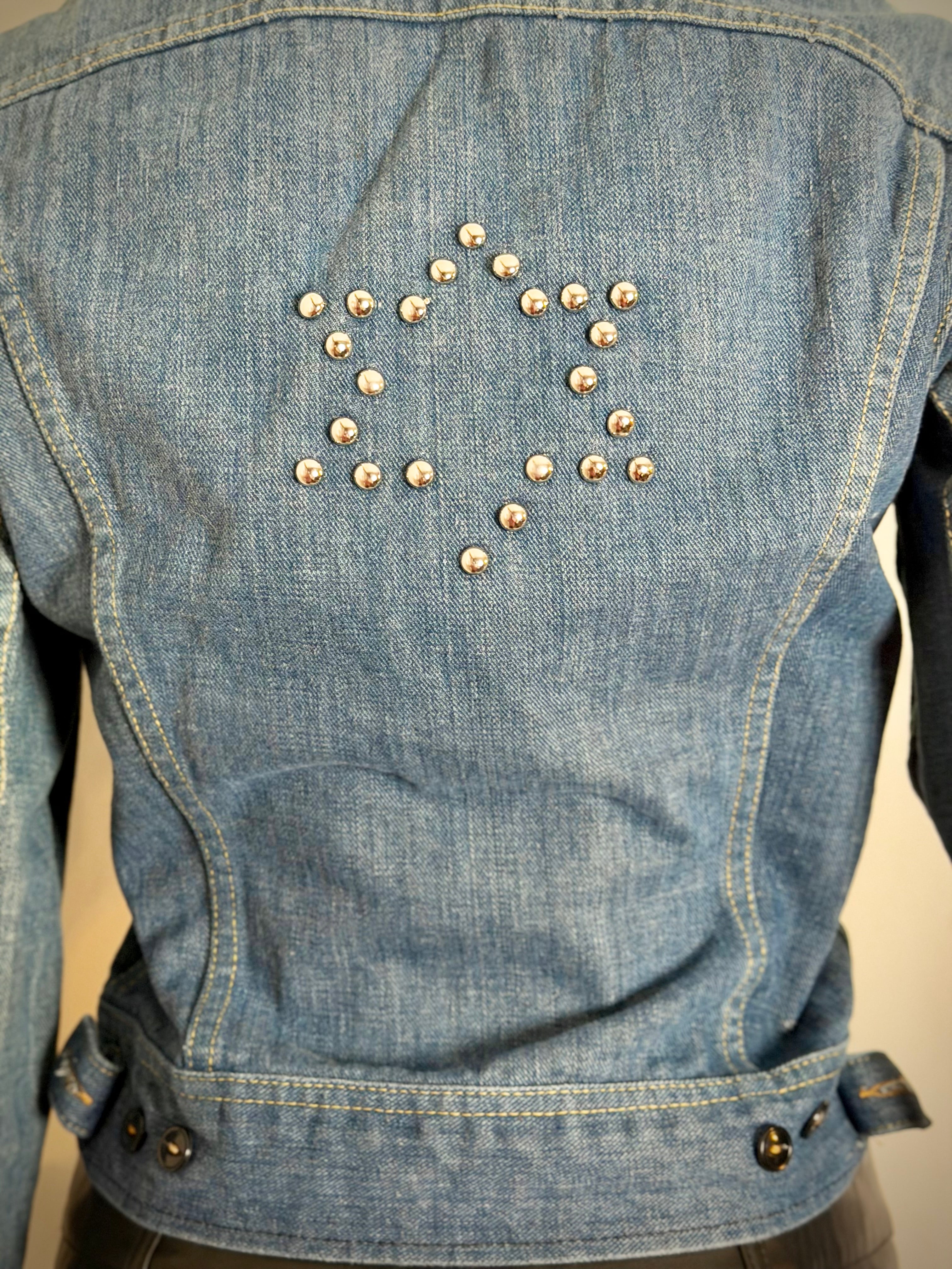 1960s-70s Studded Lee Denim Jacket Union Made USA