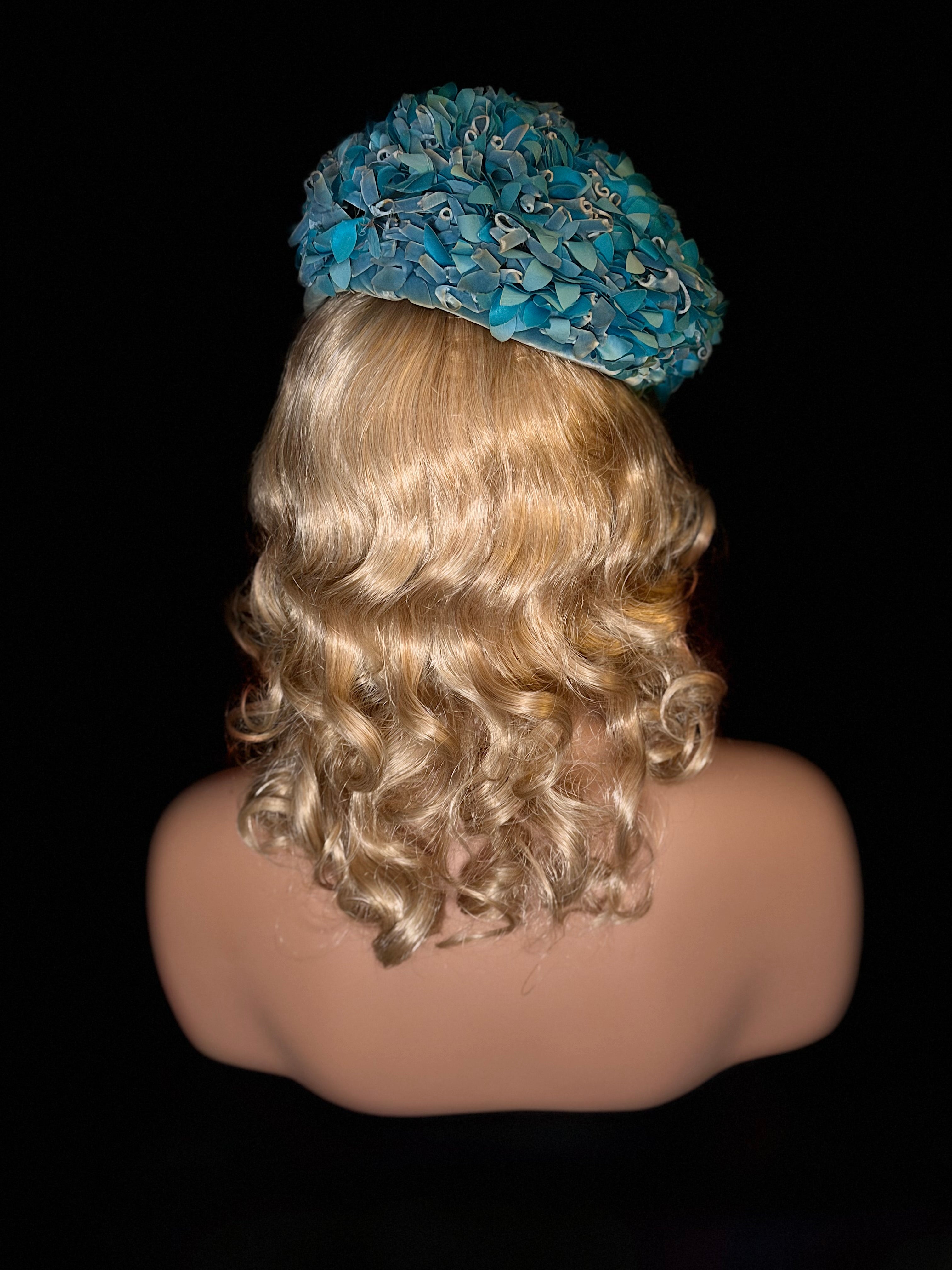 Moray Sculptural Floral Couture Hat - Mid-Century Millinery