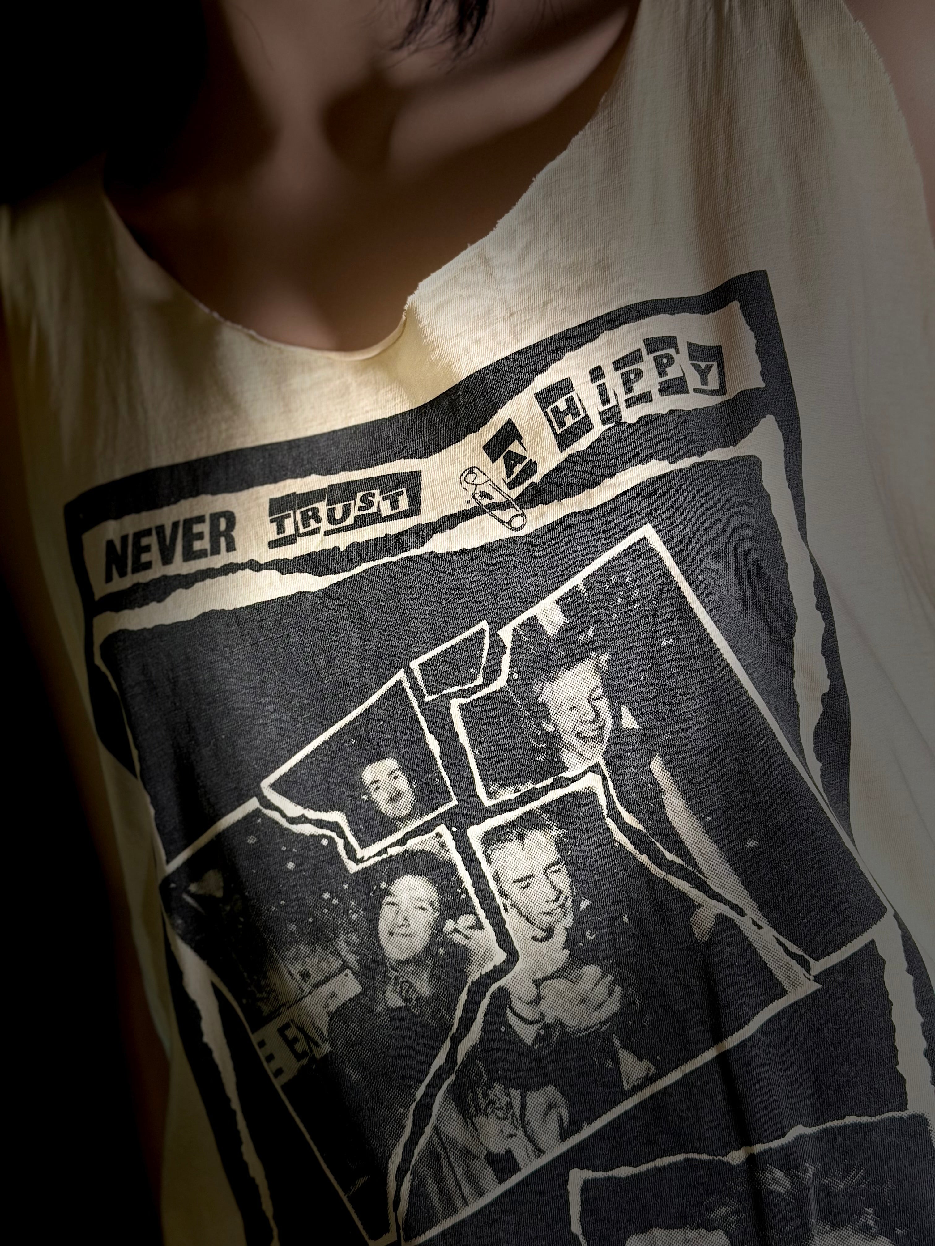 1988 Sex Pistols “Never Trust a Hippy” Cut Tank Tee