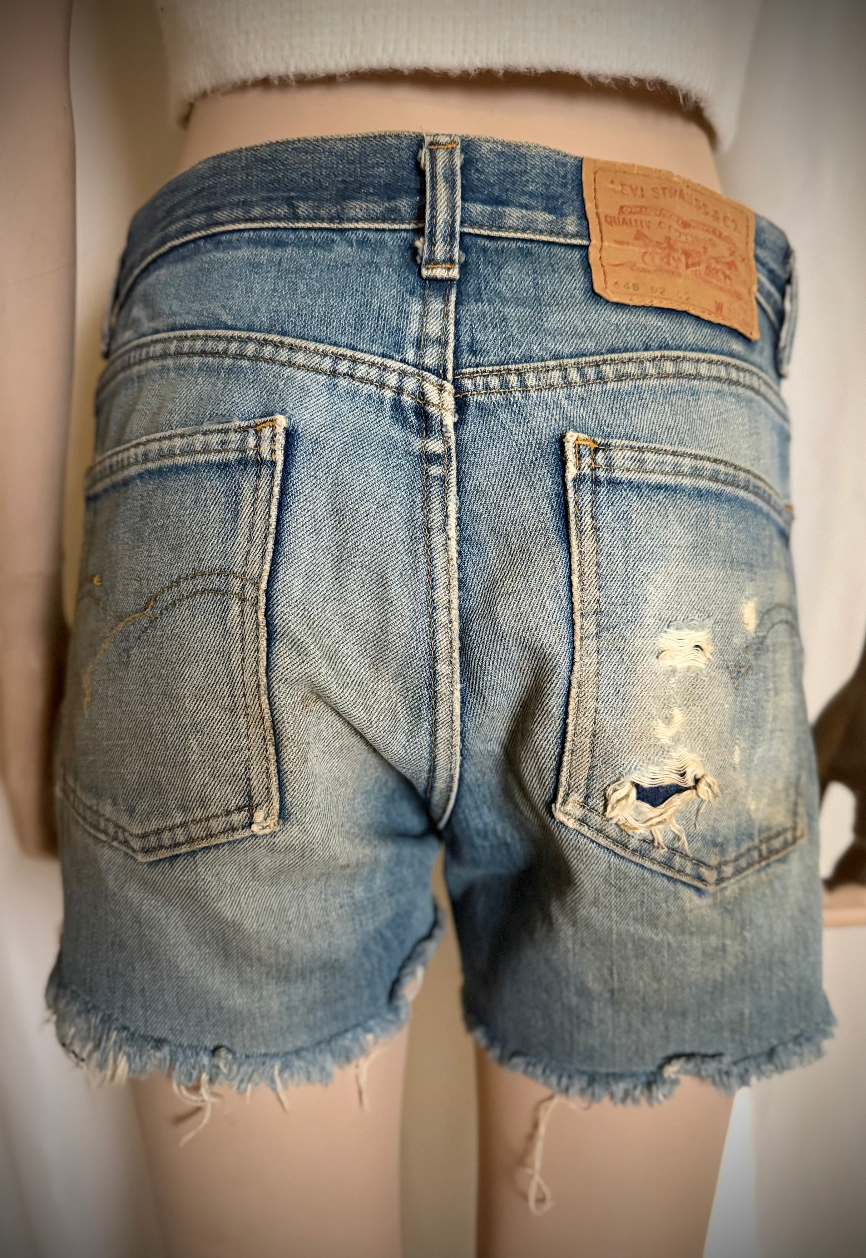 Early-Mid 1970s Levi’s Cut-Off Denim Shorts