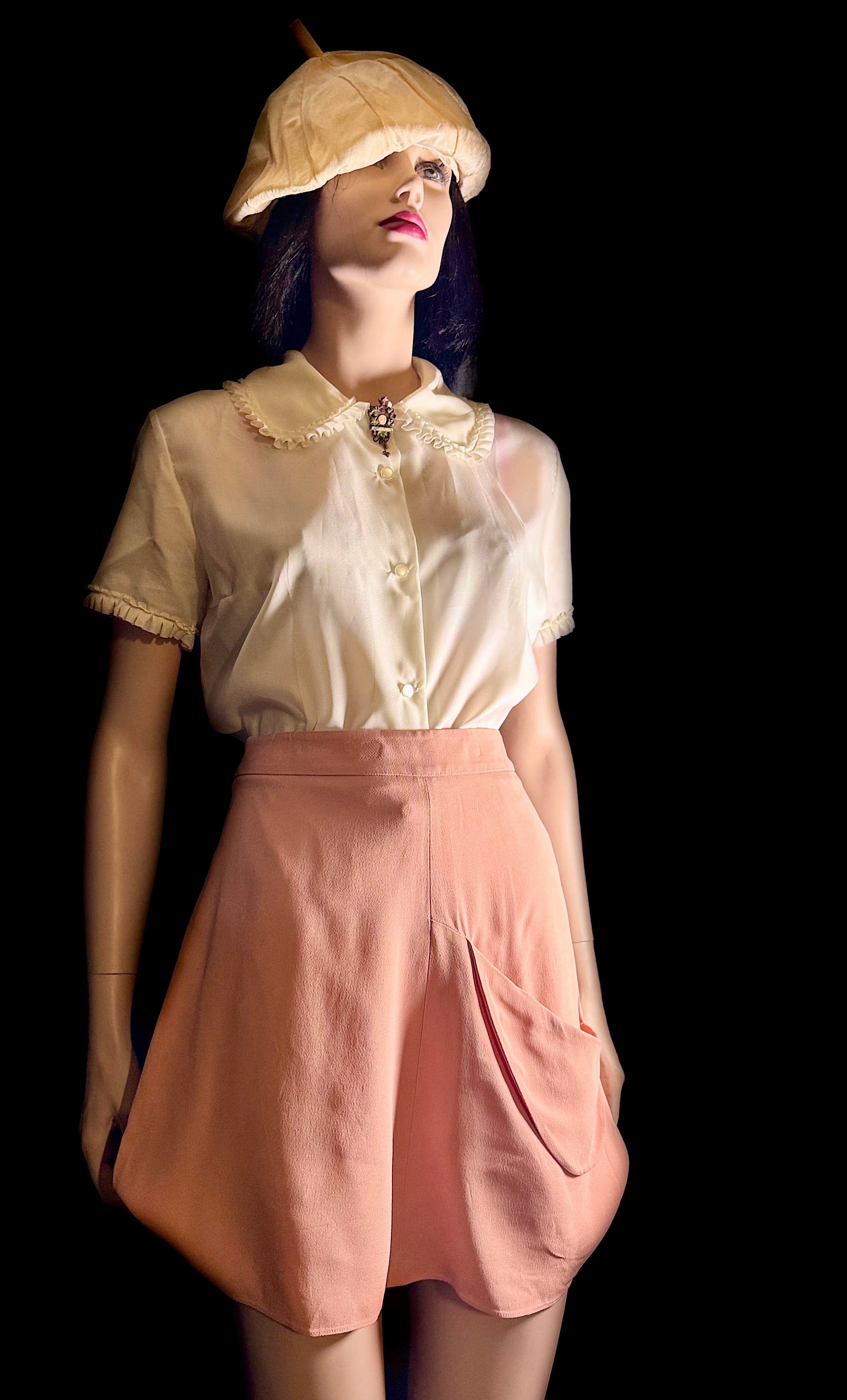 JW Anderson Sculptural Side-Hem Skirt - Deadstock with Tags