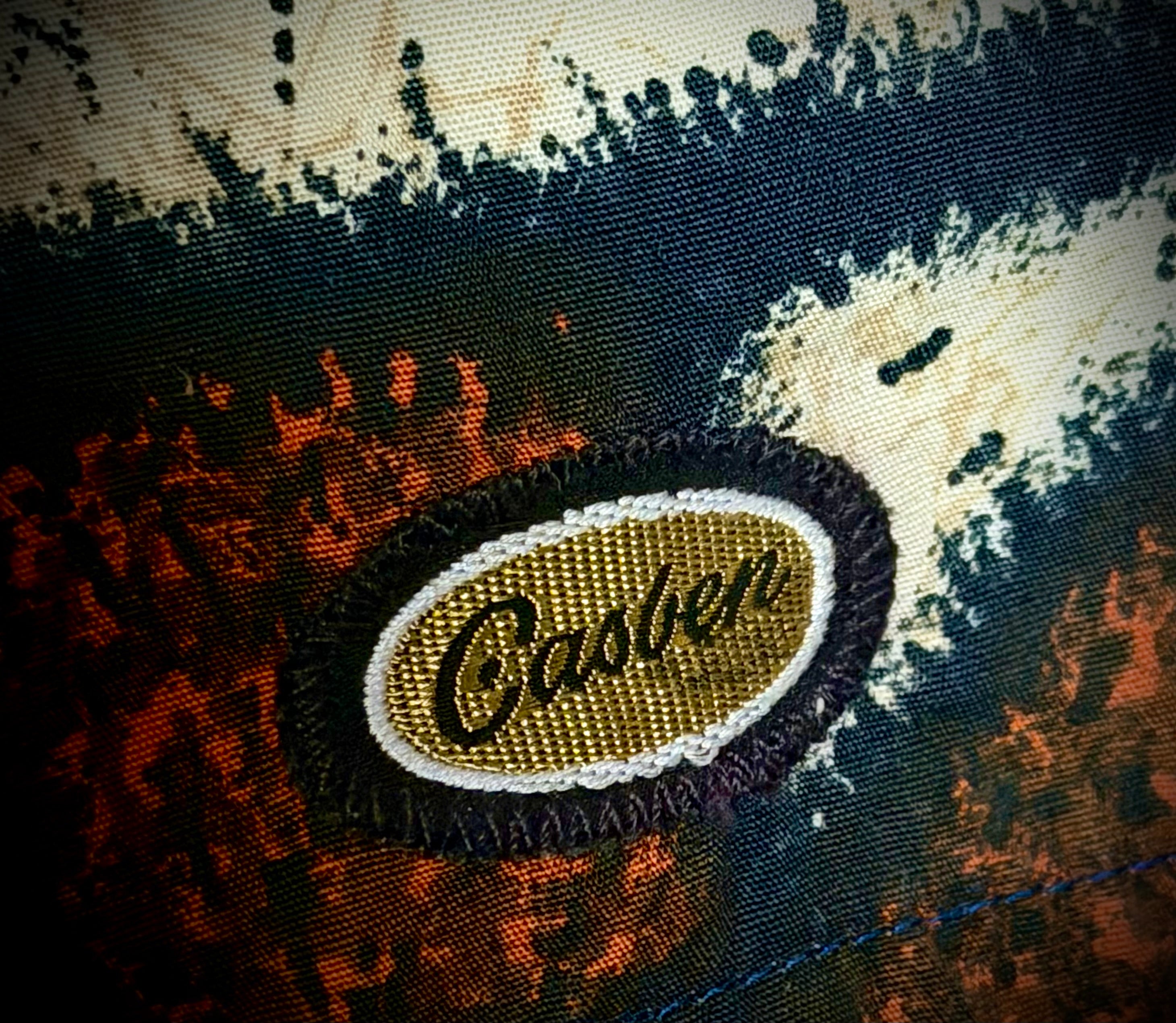 Rare 1950s Casben Swim Shorts - Atomic Tapa Print (Collectible)
