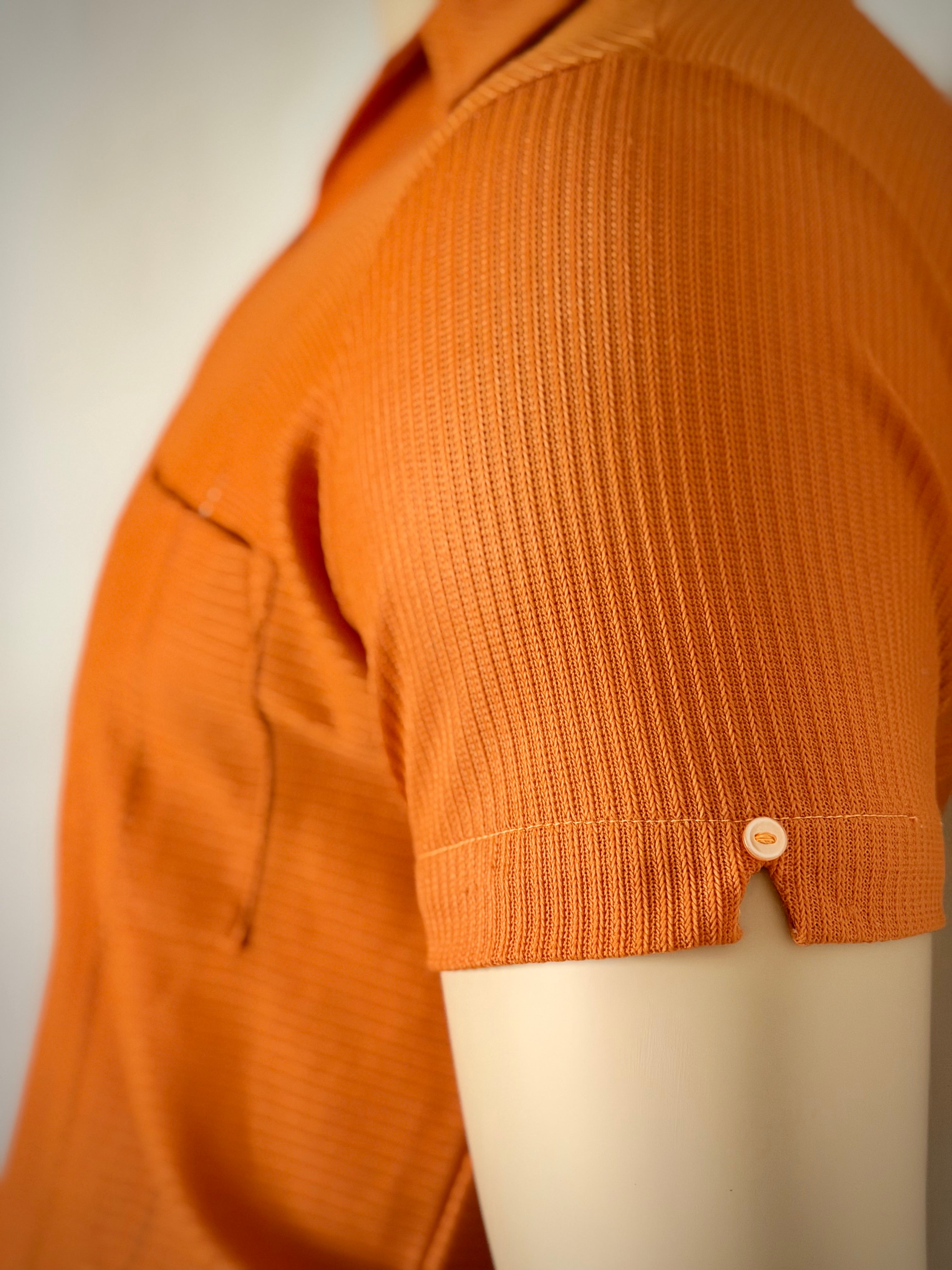Vintage Bisley Open-Weave Knit Shirt - Made in Australia