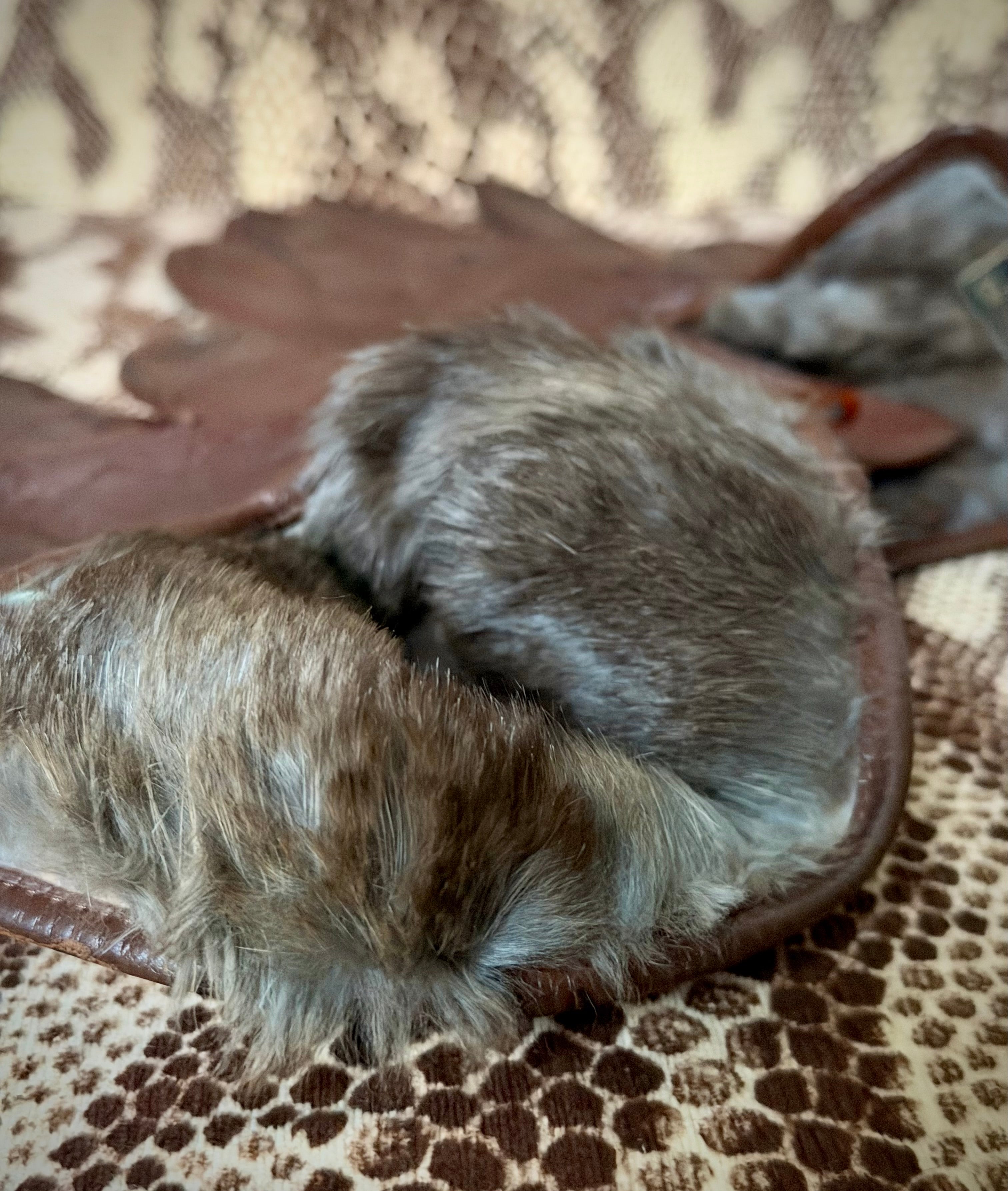 1930s–1940s Fur Lined Lamb Leather Gloves