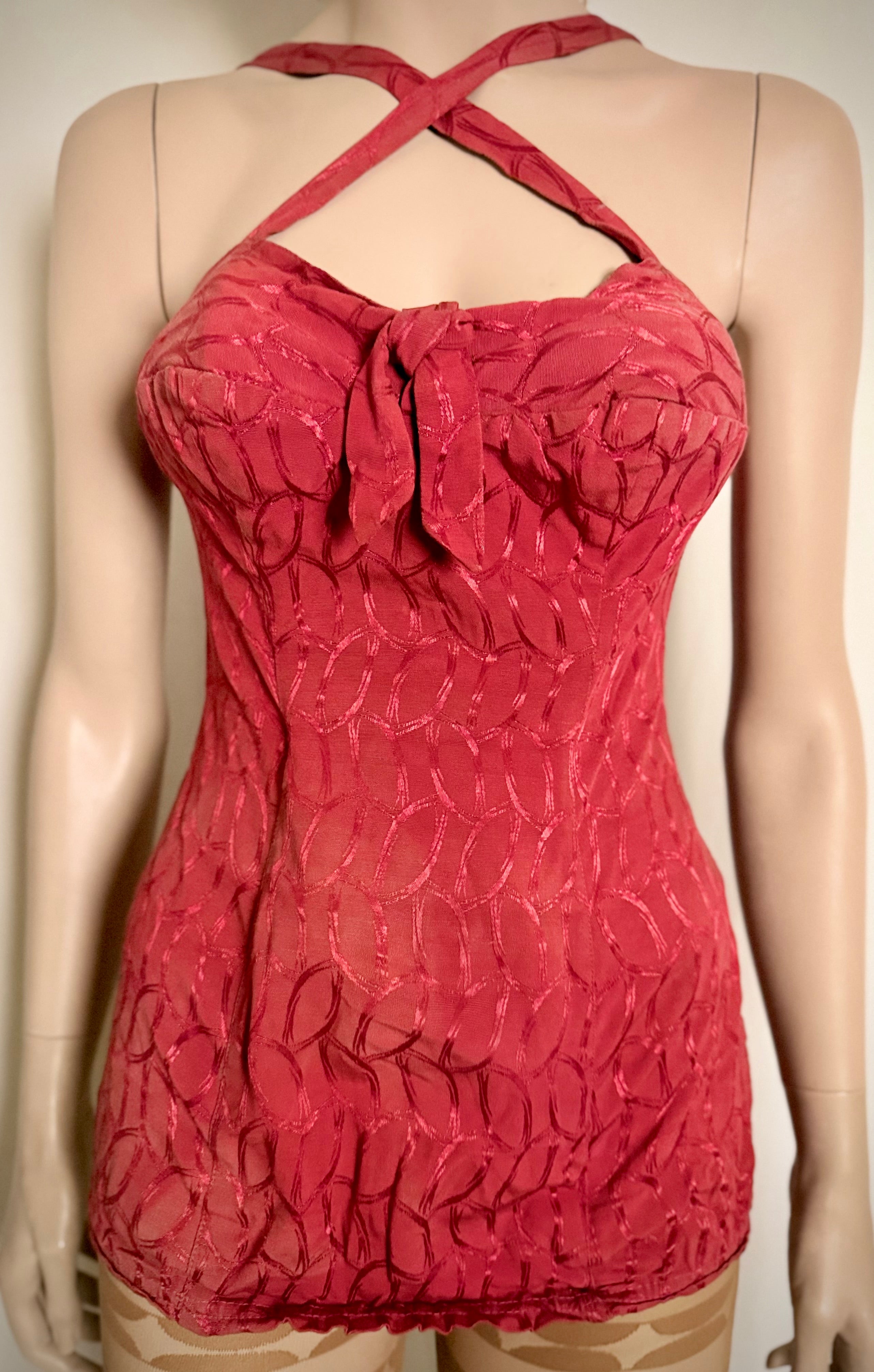 Late 1940s- Early 1950s Cabaret Playsuit / Chorus Costume