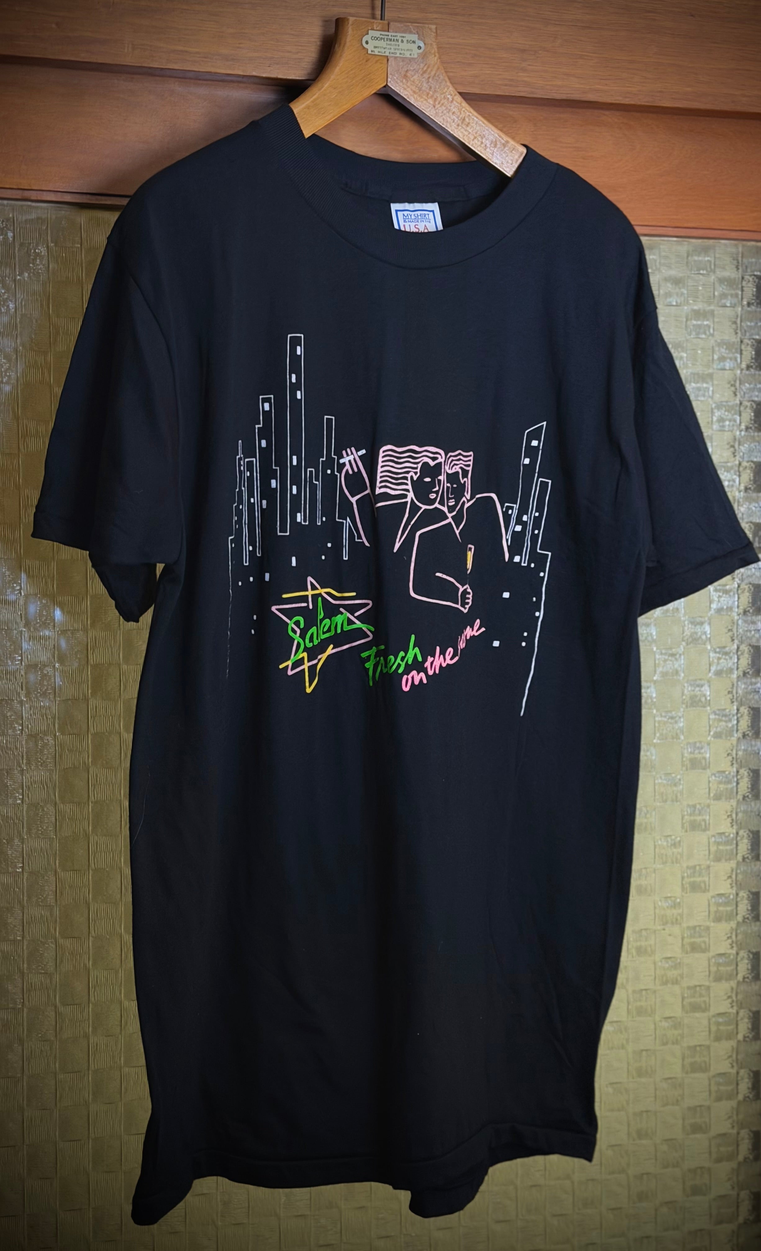 Deadstock Early 1990s Salem Promotional T-Shirt with Box - USA Made (Single Stitch)