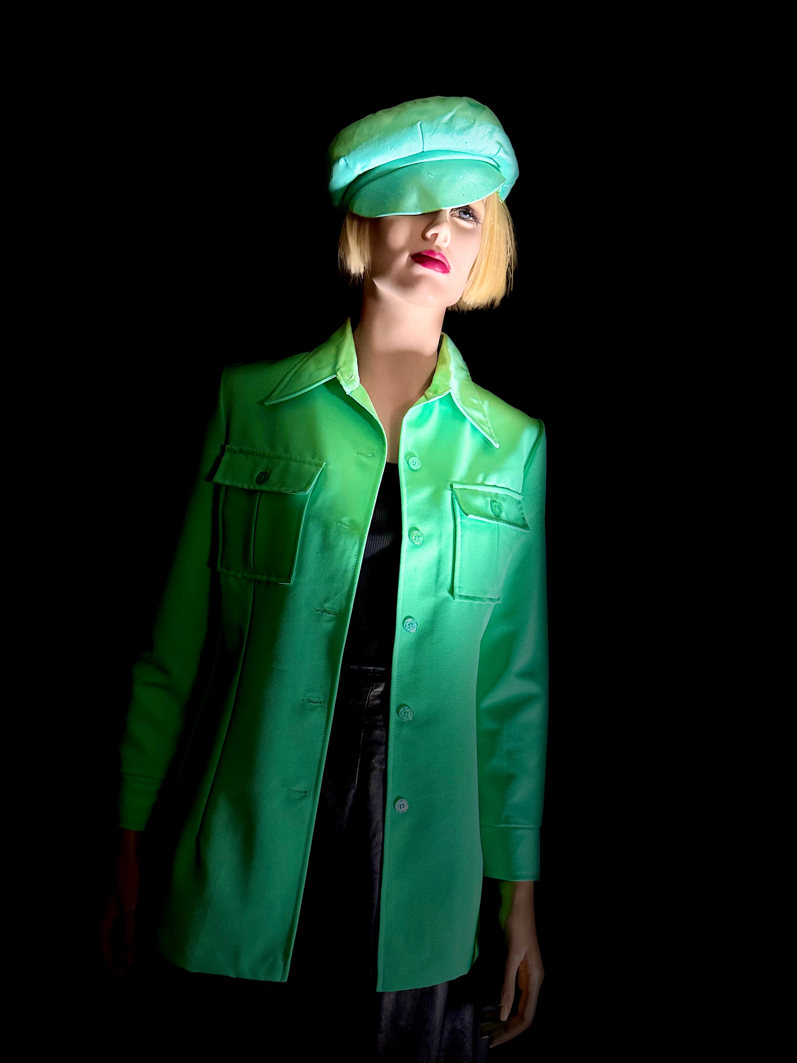 Mint Utility Shirt-Jacket | Vintage Contemporary Cut