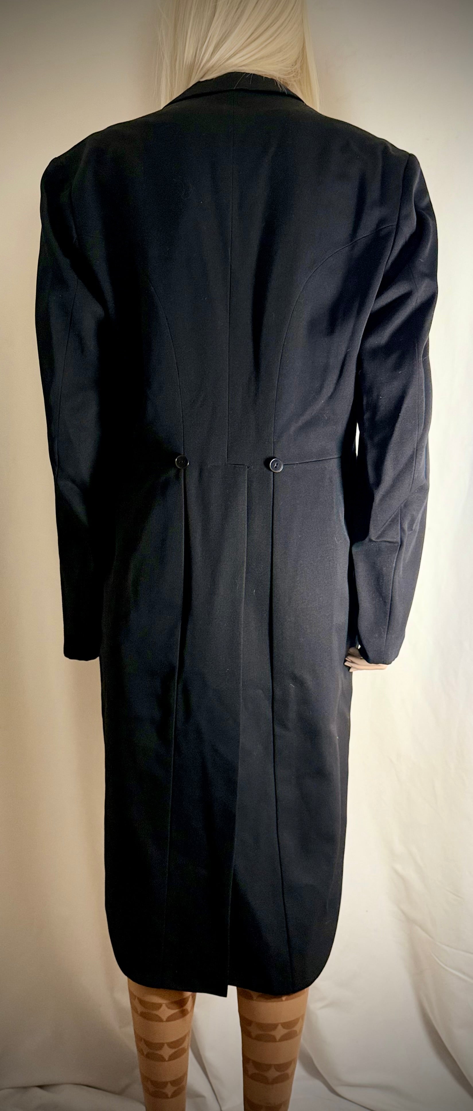 1970s European Tailored Tuxedo Tailcoat Jacket