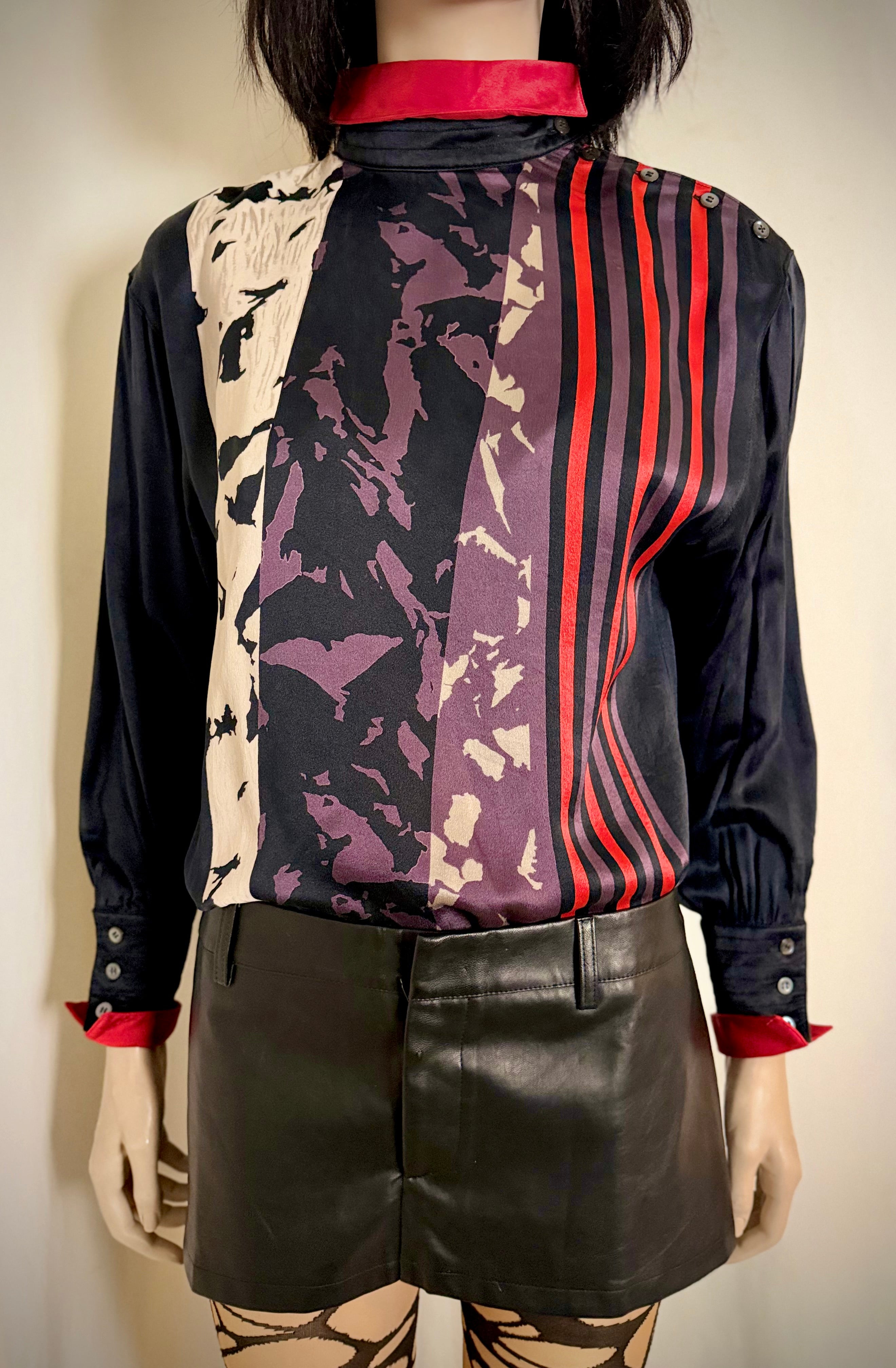 Vintage Escada 100% Silk Blouse