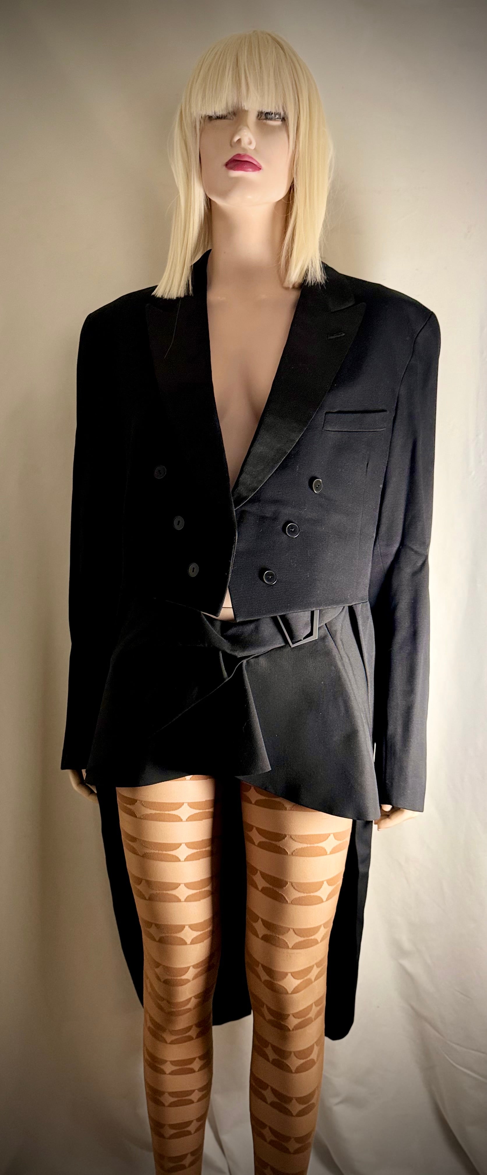1970s European Tailored Tuxedo Tailcoat Jacket