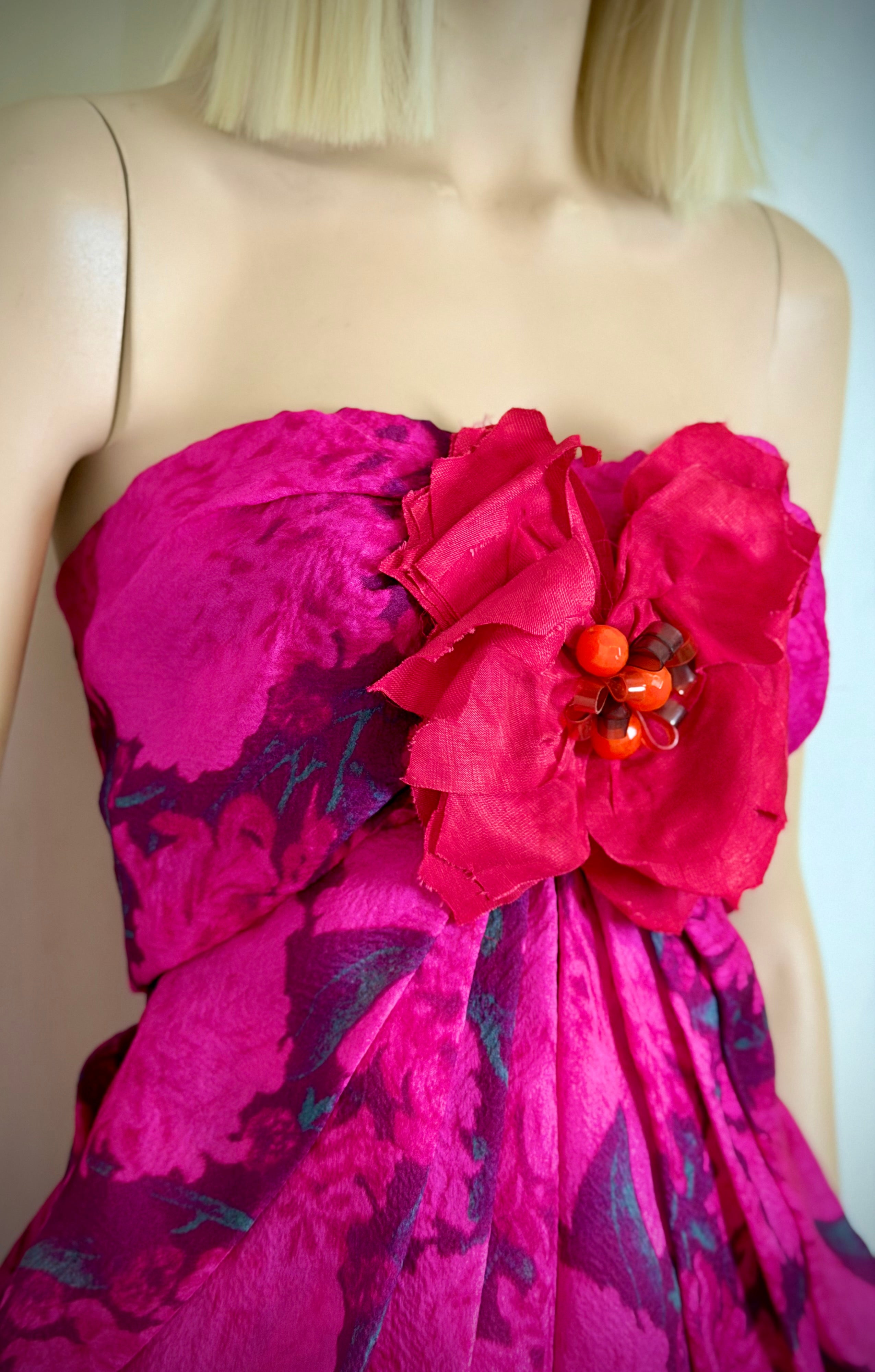 LANVIN Paris SS2010 Rare Sculptural Silk Dress - Alber Elbaz